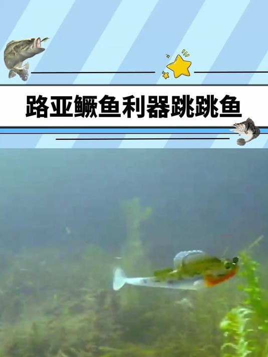 路亚鳜鱼利器,防挂底跳跳鱼假饵!