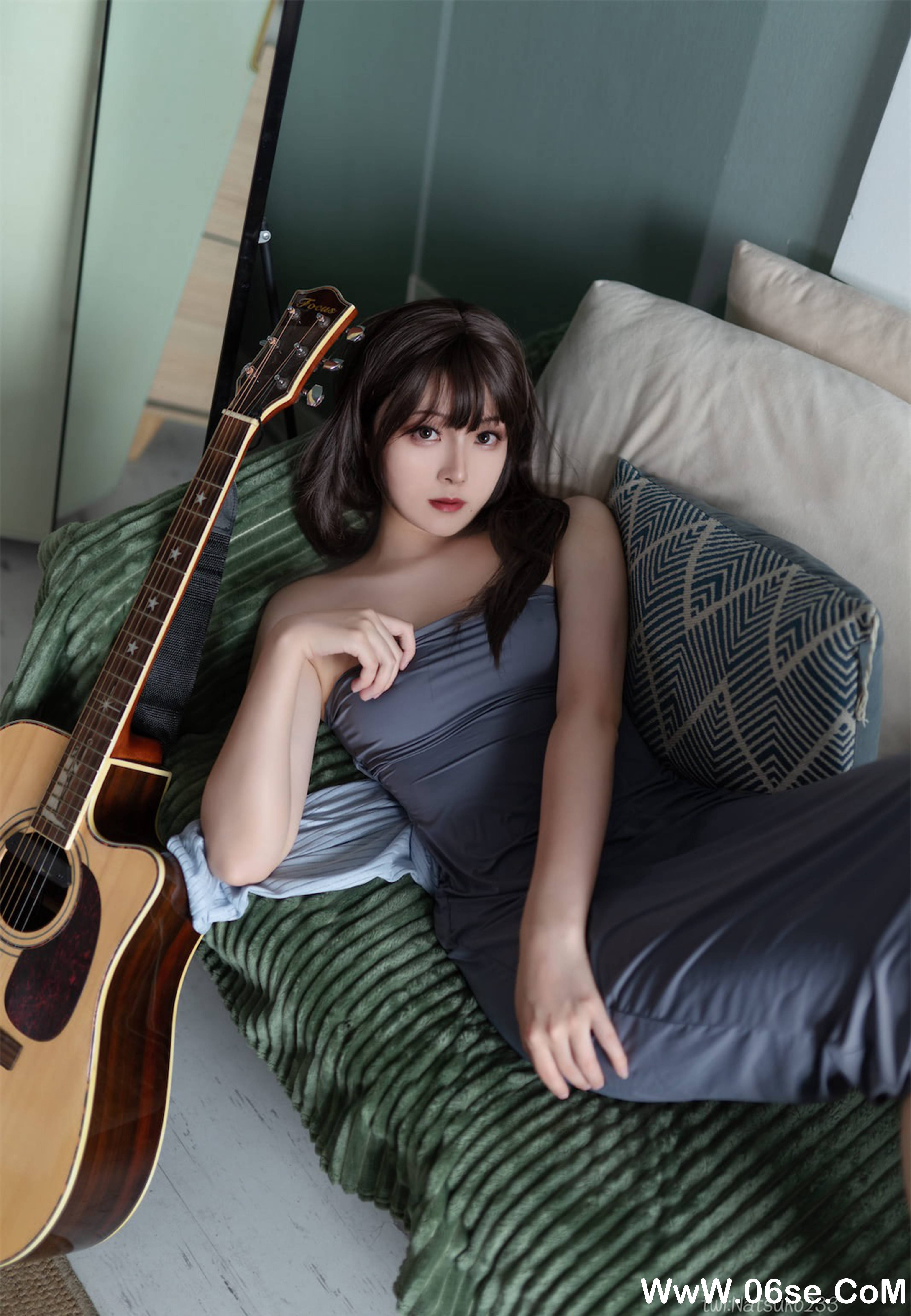 图片[20]-Natsuko夏夏子 NO.003 — 吉他妹妹 [48P195M]-六色网