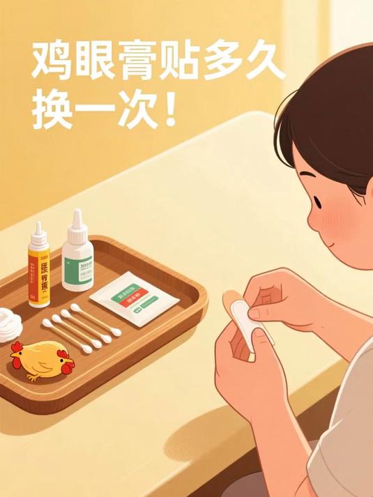 鸡眼膏贴多久换一次