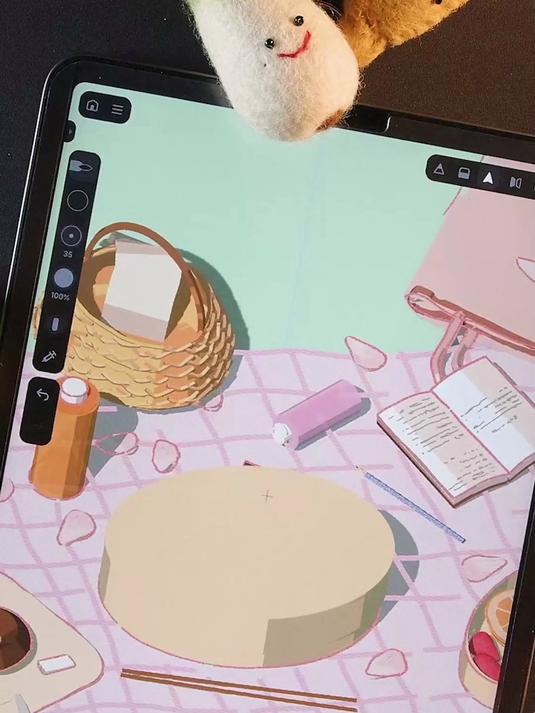 野餐午餐绘画新体验!