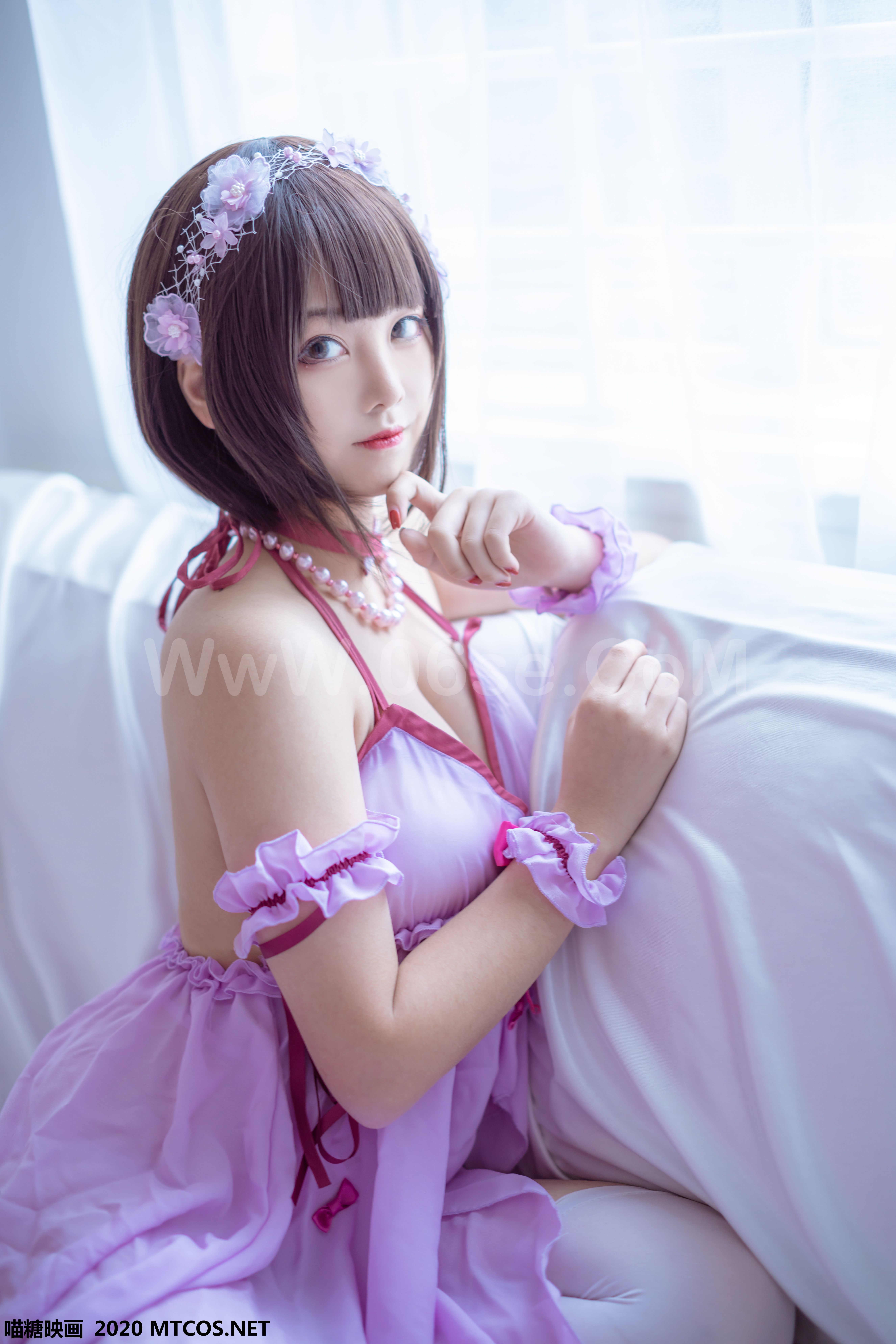 图片[28]-[MTCos] 喵糖映画 Vol.109 蜜汁猫裘 索尼子和服-六色网