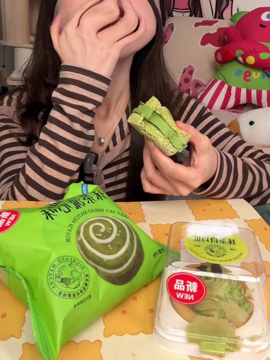 便利店抹茶季还尝试了几杯茶百道新品!