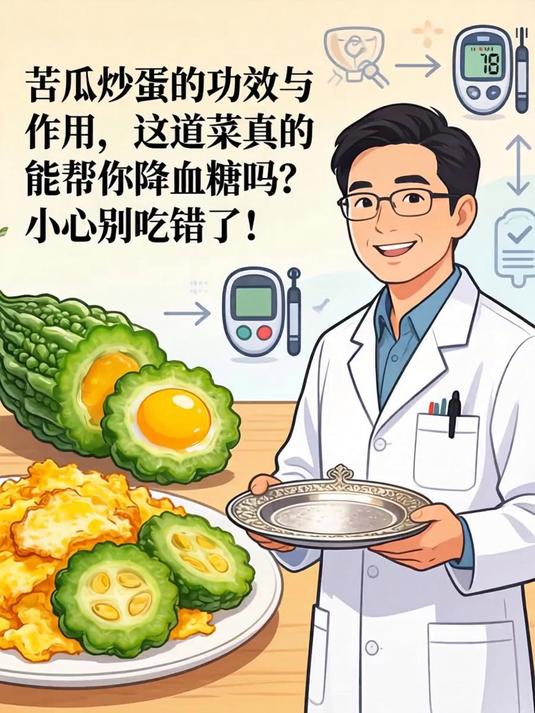 苦瓜炒蛋的功效与作用，这道菜真的能帮你降血糖吗？小心别吃错了！