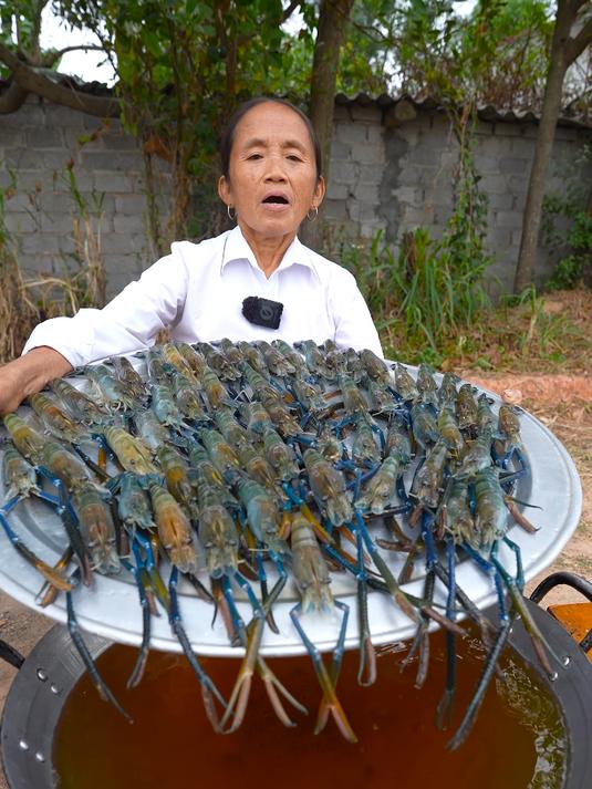 第一次做酥脆越南老虎虾