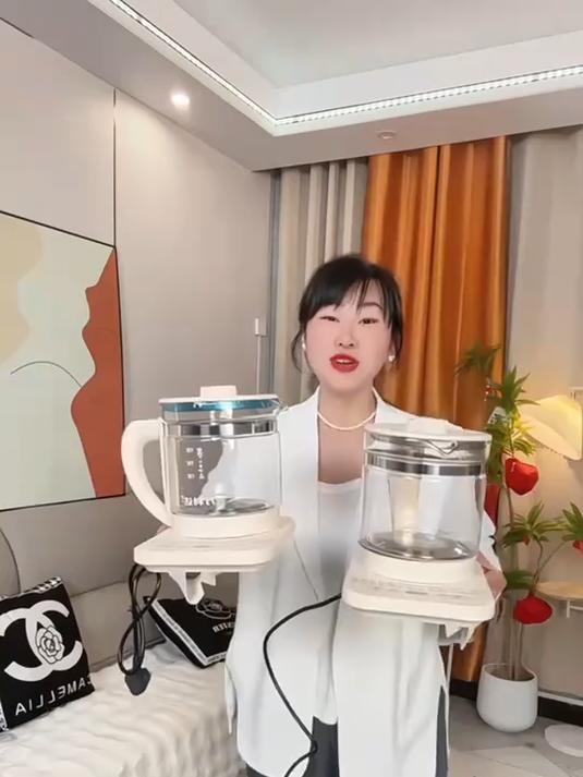 多功能养生壶家用很方便,24小时预约,随时随地煮花茶果茶