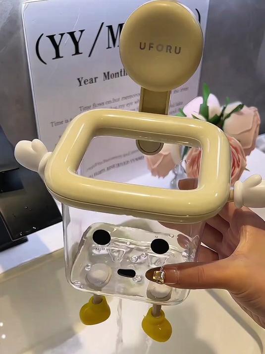 废弃洗脸巾别浪费!吸盘收纳盒+壁挂架,化妆品收纳也方便