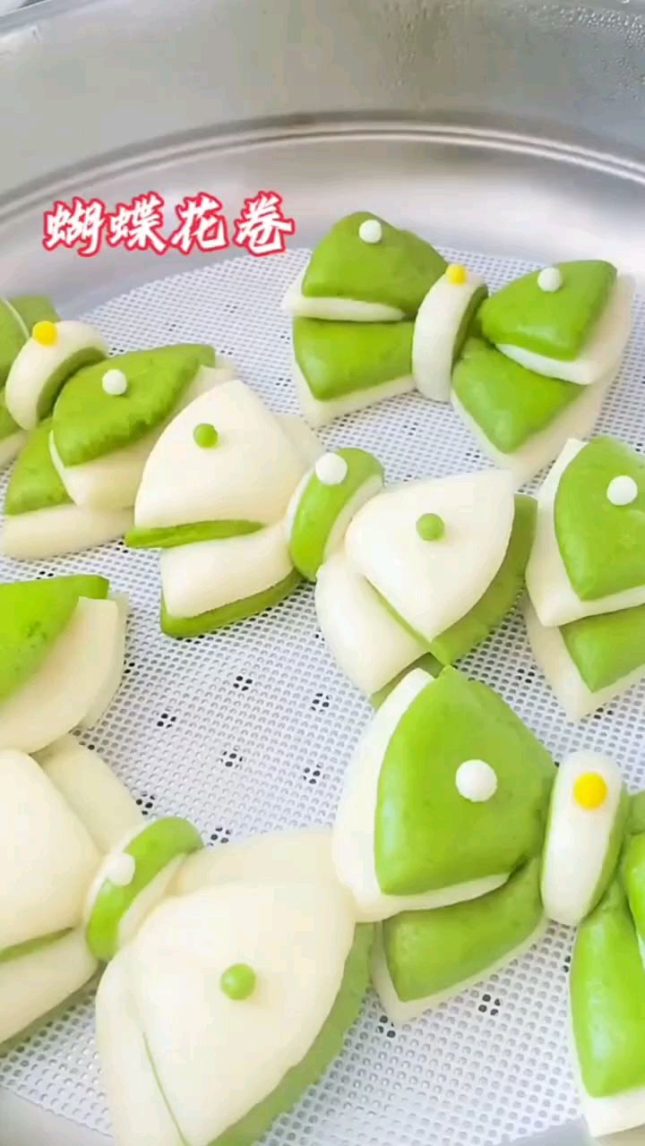 花样馒头,蝴蝶花卷