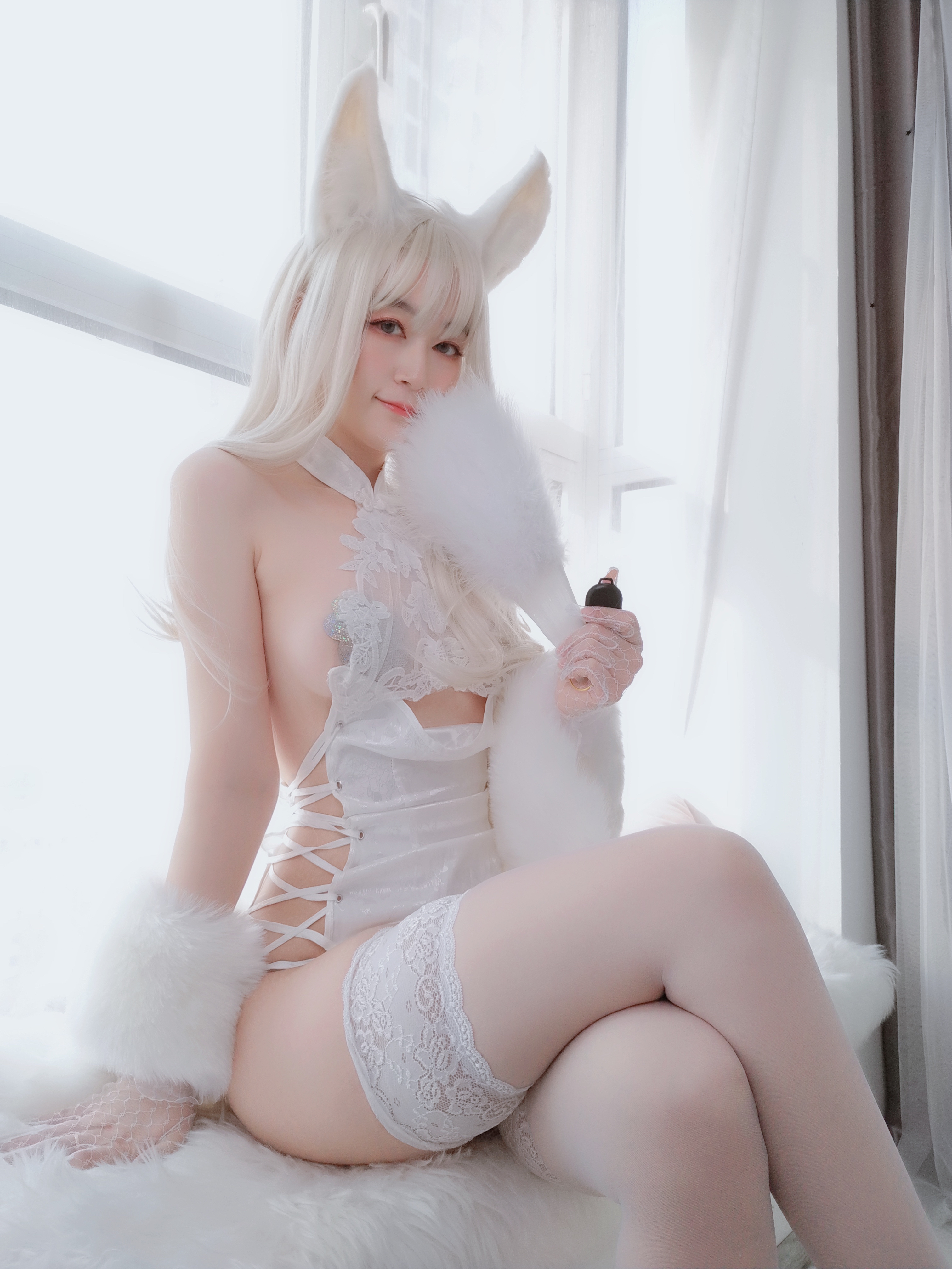 图片[97]-Coser小姐姐白银 NO.054 – 白兔[101P+6V683M]-六色网