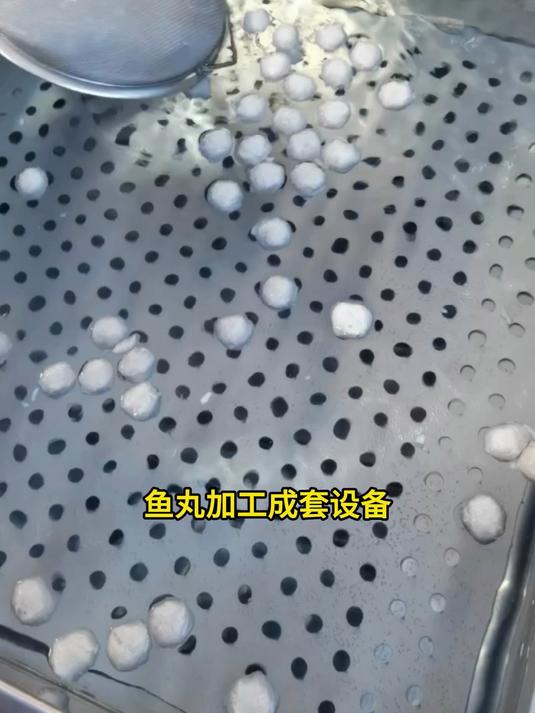 做实心鱼丸一整套的机器 鱼丸加工生产成套设备