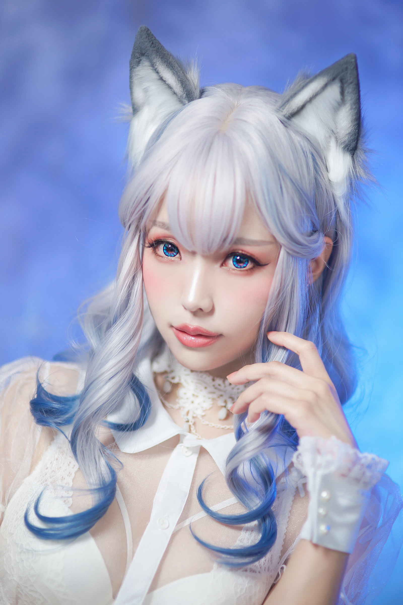 图片[25]-Ely_eee(ElyEE子) NO.043 — 猫耳白丝带[48P+6V166M]-六色网