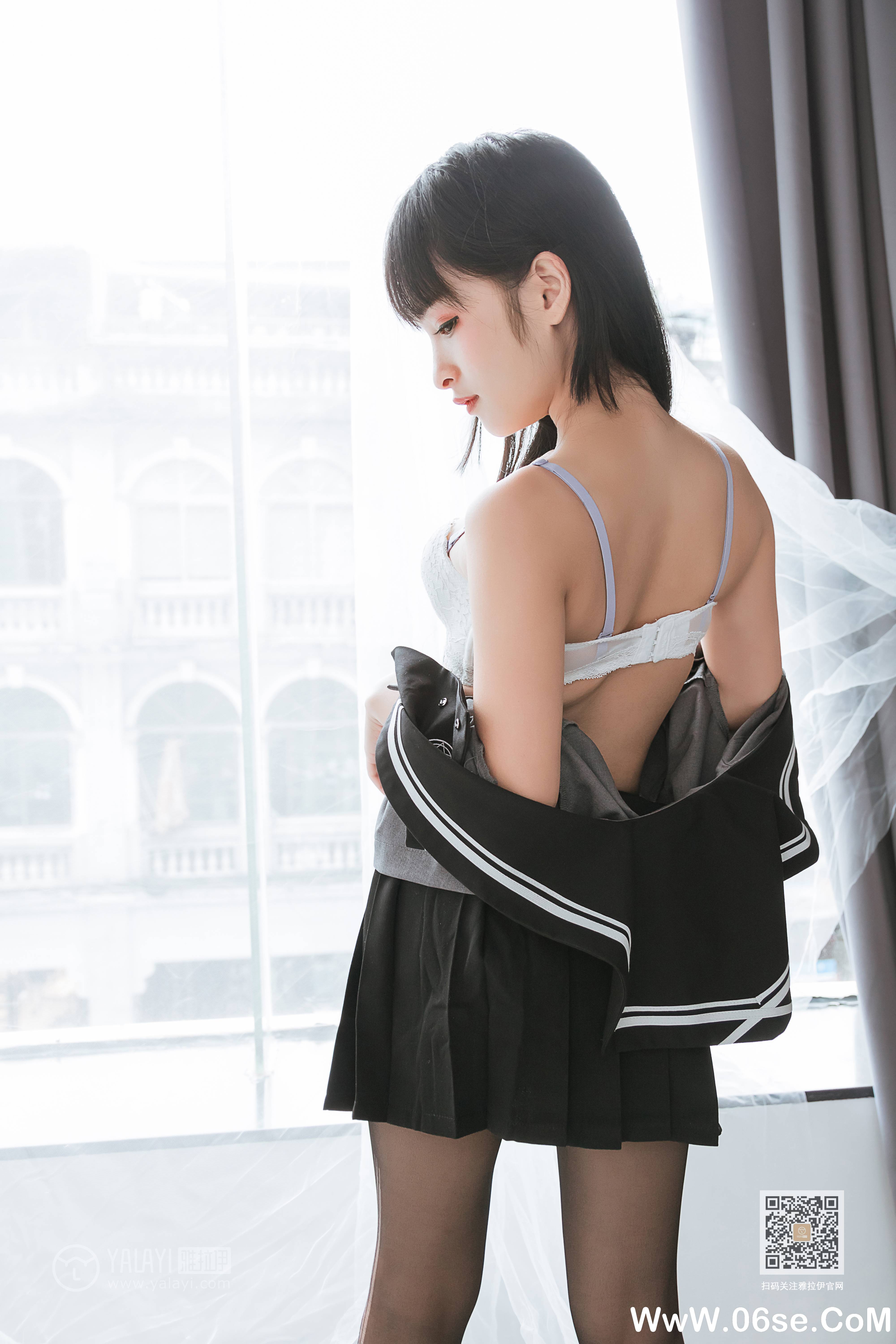 图片[43]-[YALAYI雅拉伊] 2020.04.10 NO.600 艾丽《疯狂的jk学妹》[42P+1P379M]-六色网