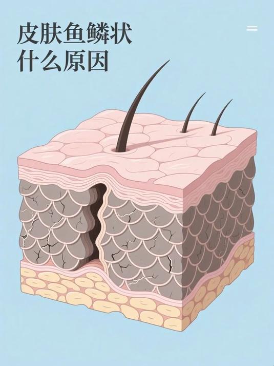 皮肤鱼鳞状什么原因