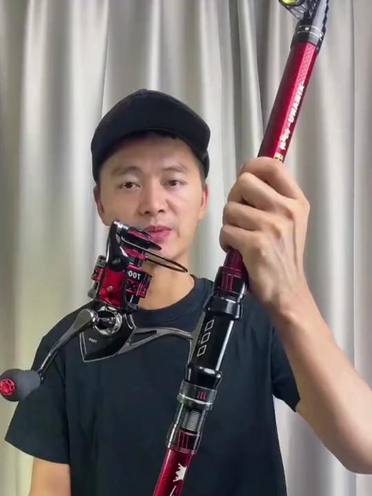 禧玛精工升级版钓鱼竿海杆抛竿大物竿鲢鏞竿海钓巨物竿甩竿大口#路亚#
