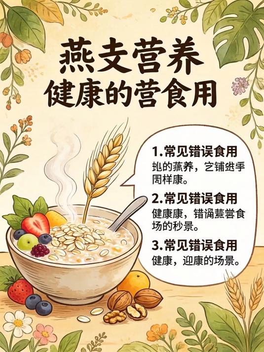 燕麦的功效与作用及食用方法,吃错了反而伤身?这3个坑千万别踩!