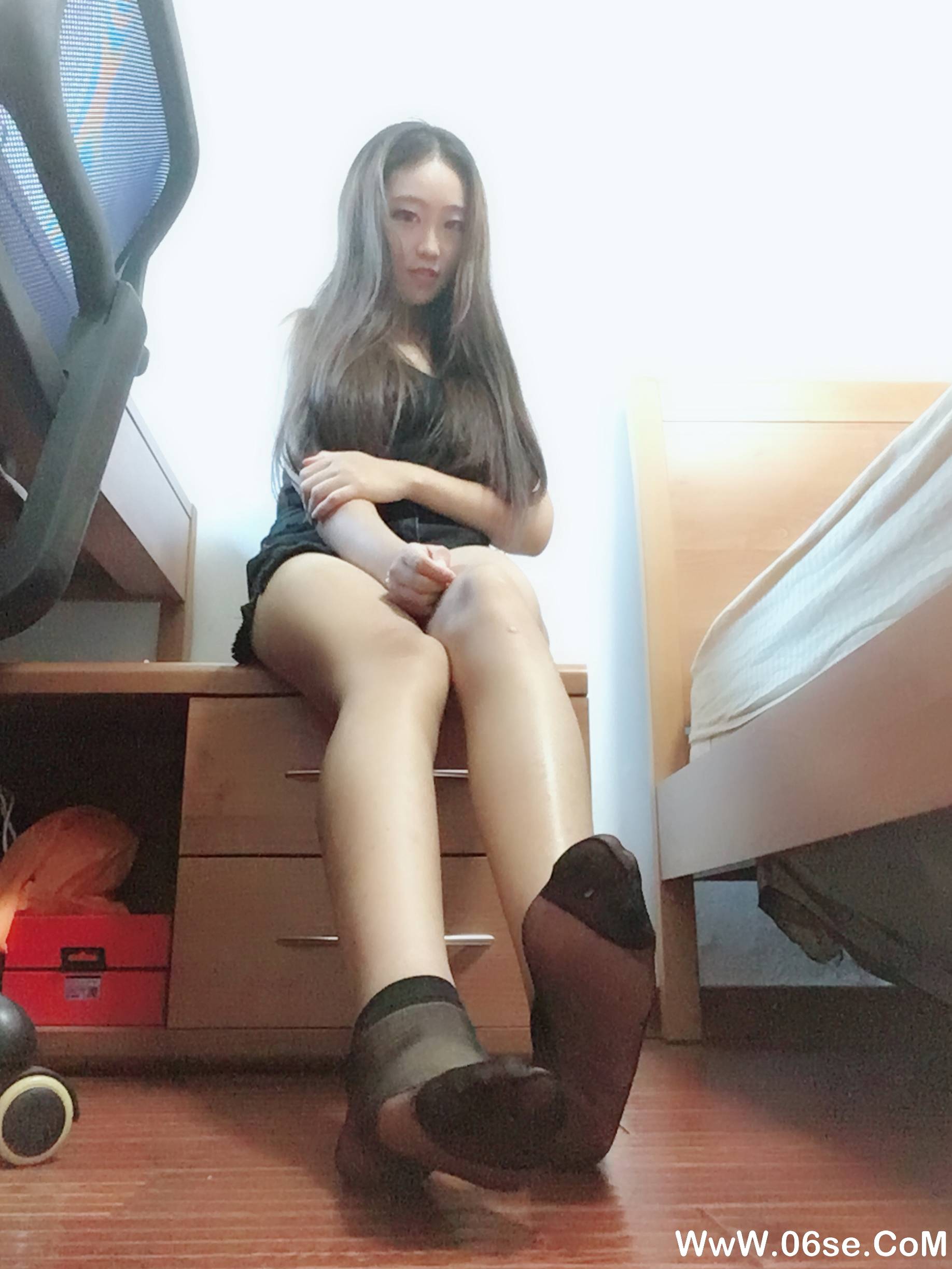 图片[82]-学妹校园寝室短丝系列010期 曾雨柔[96P290M]-六色网