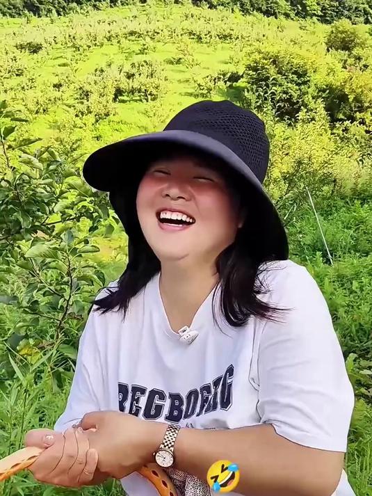 家人们看我刚从果园里摘下来的鸡心果这果儿自然成熟没有人工干预