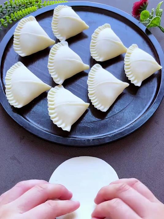 花样饺子的包法