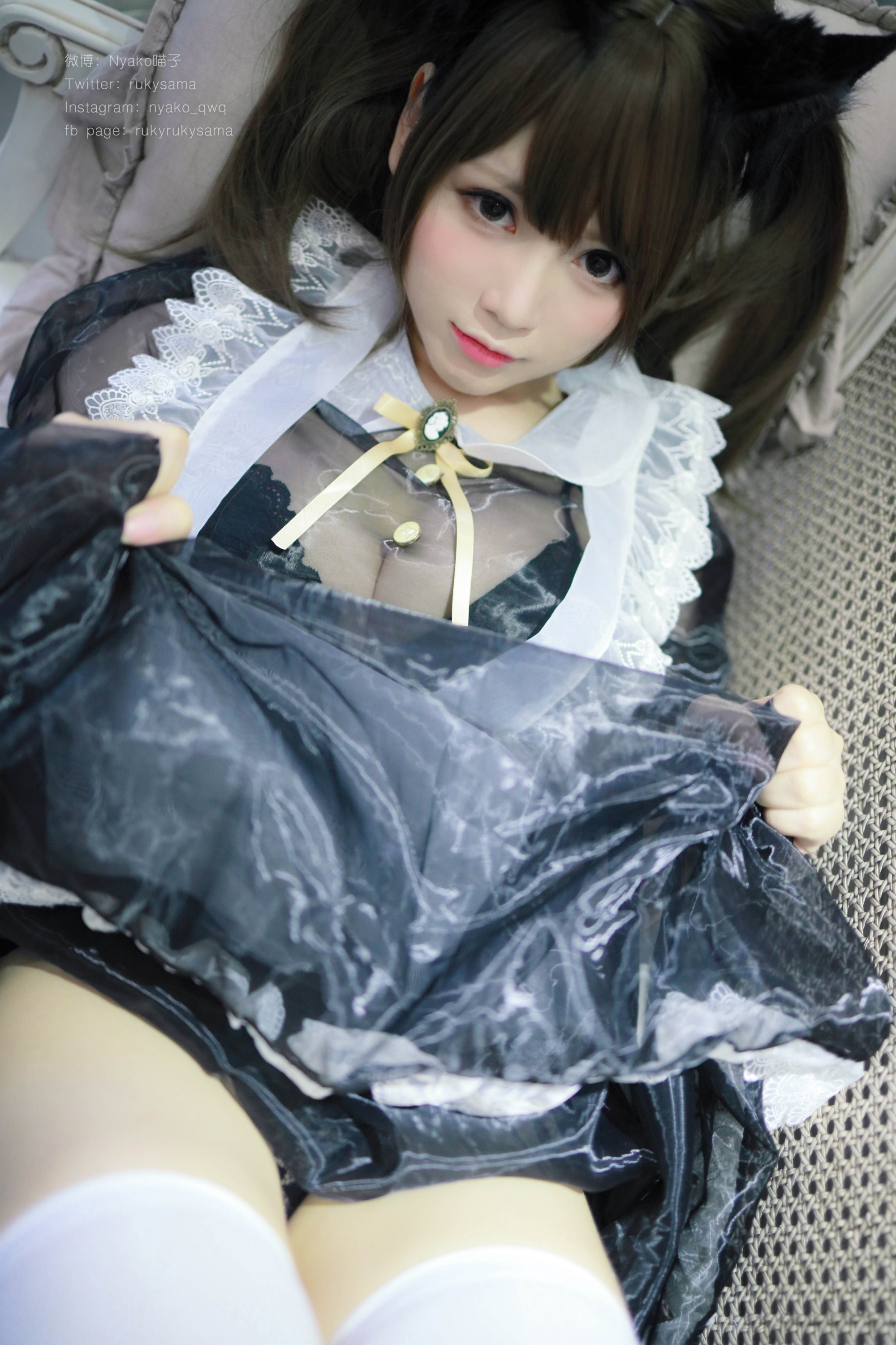 图片[48]-Nyako喵子 NO.012 – 透明女仆[50P129M]-六色网