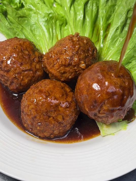 真的好好吃，一点也不难，红烧狮子头