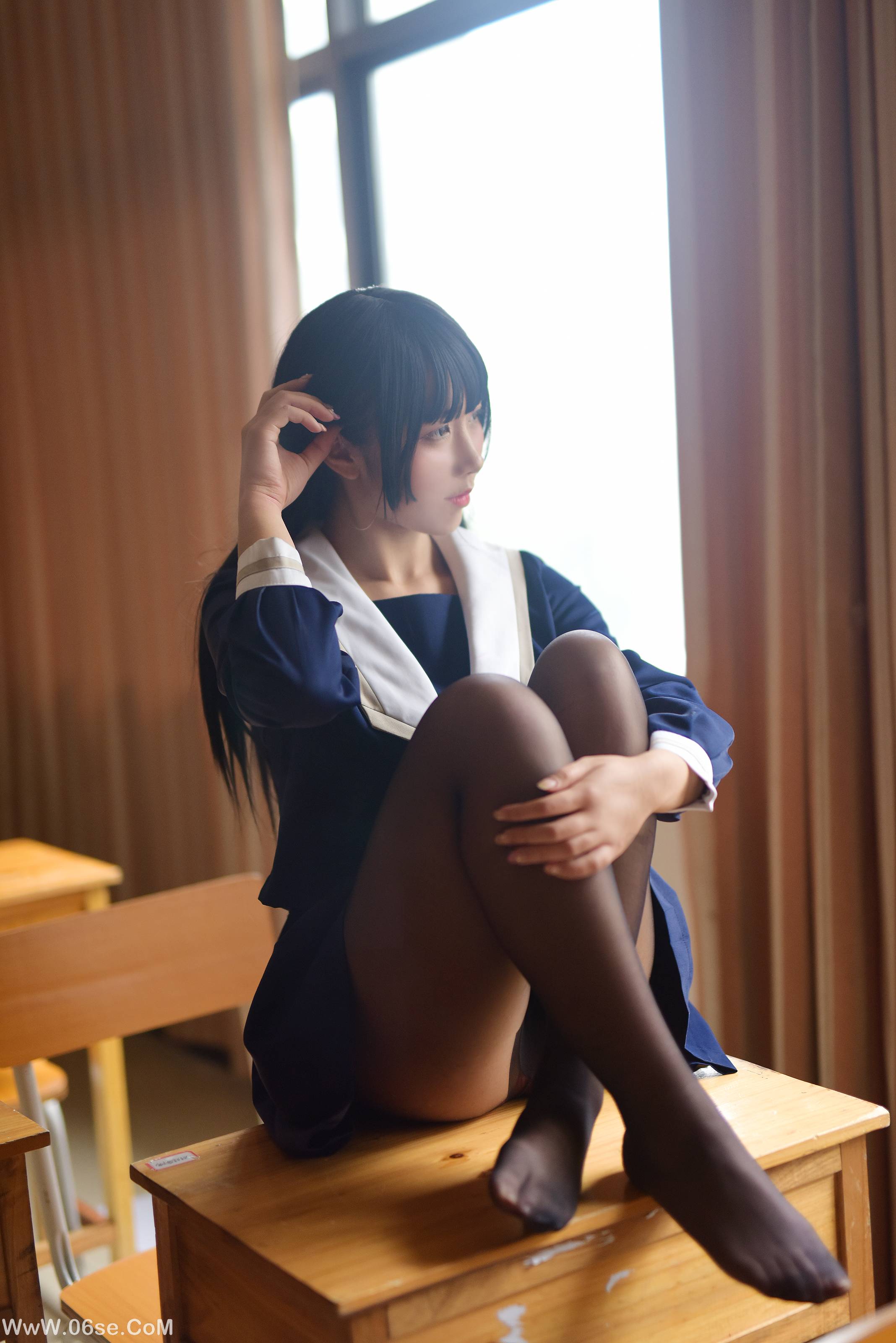 图片[20]-九曲Jean NO.001 – JK露脐制服[30P113M]-六色网