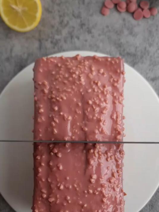 颜值与味道并存!红宝石柠檬蛋糕让你忍不住想咬一口!