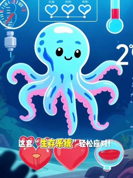 章鱼的三颗心脏和蓝色血液,为深海生存做了哪些“魔改”?