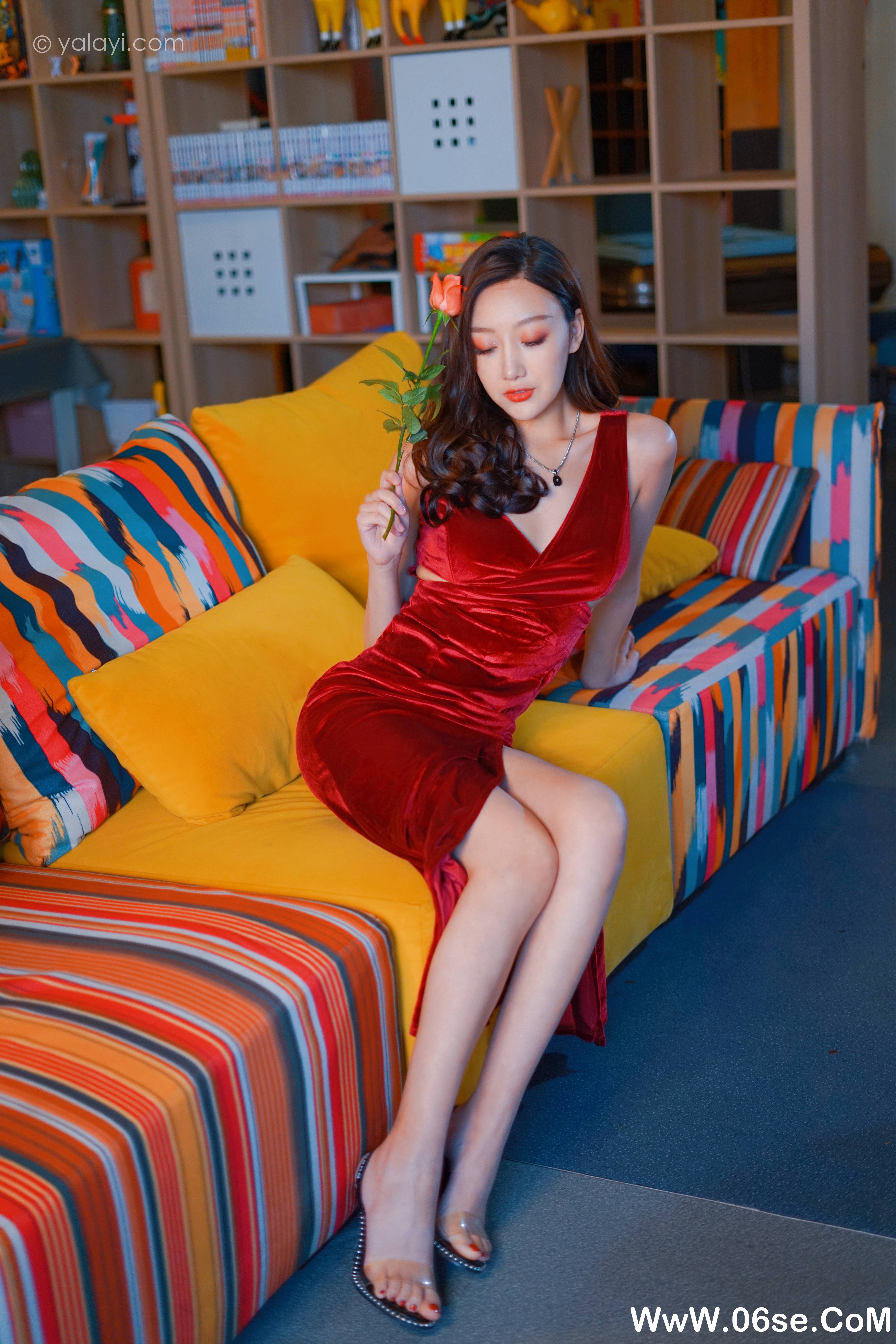 图片[23]-[YALAYI雅拉伊] 2021.12.16 NO.873 蕊思《美人一笑也倾城》[40+1P702M]-六色网