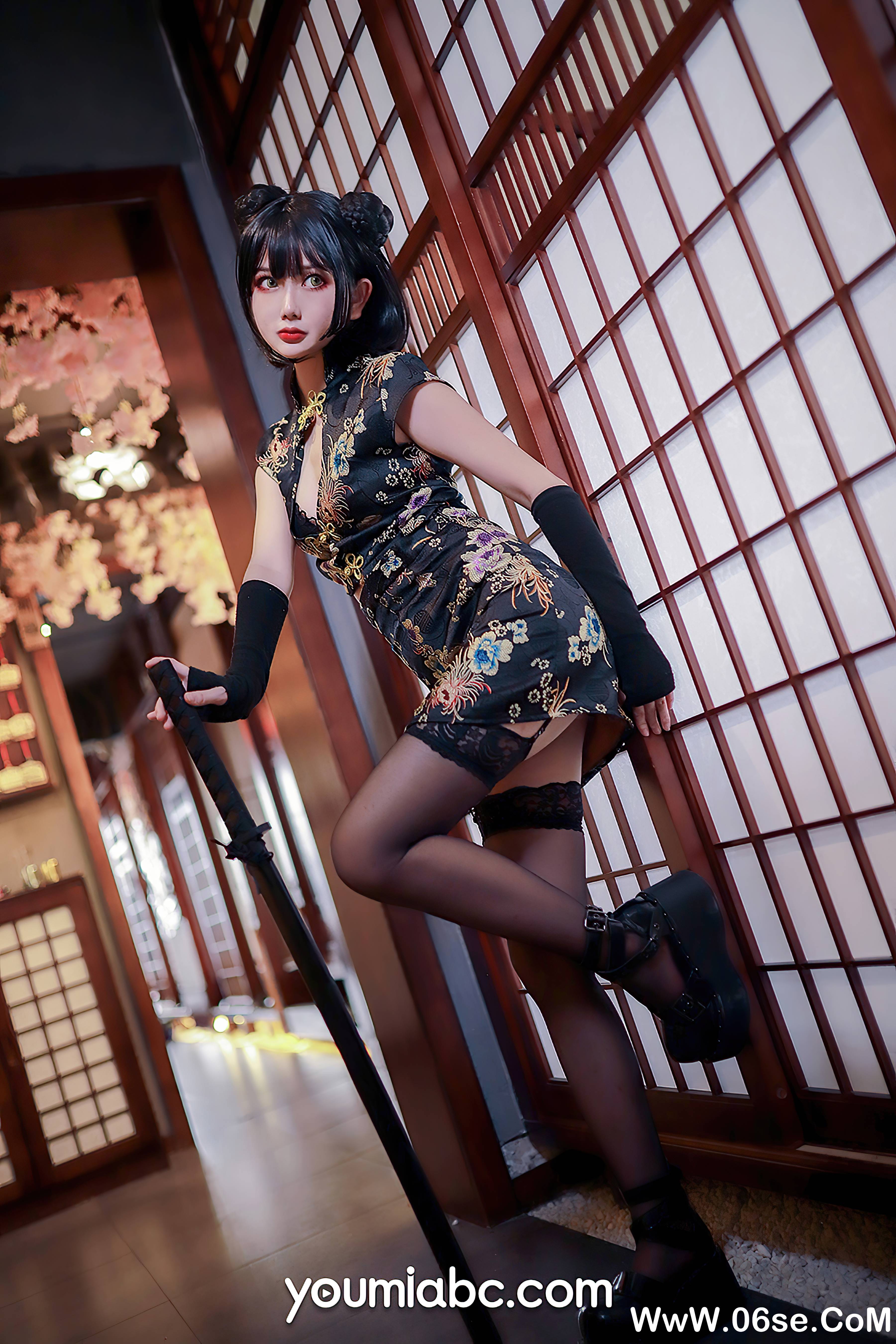 图片[12]-[YouMi尤蜜] 2020.12.12 旗袍武士娘 您的蛋蛋[32+1P649M]-六色网