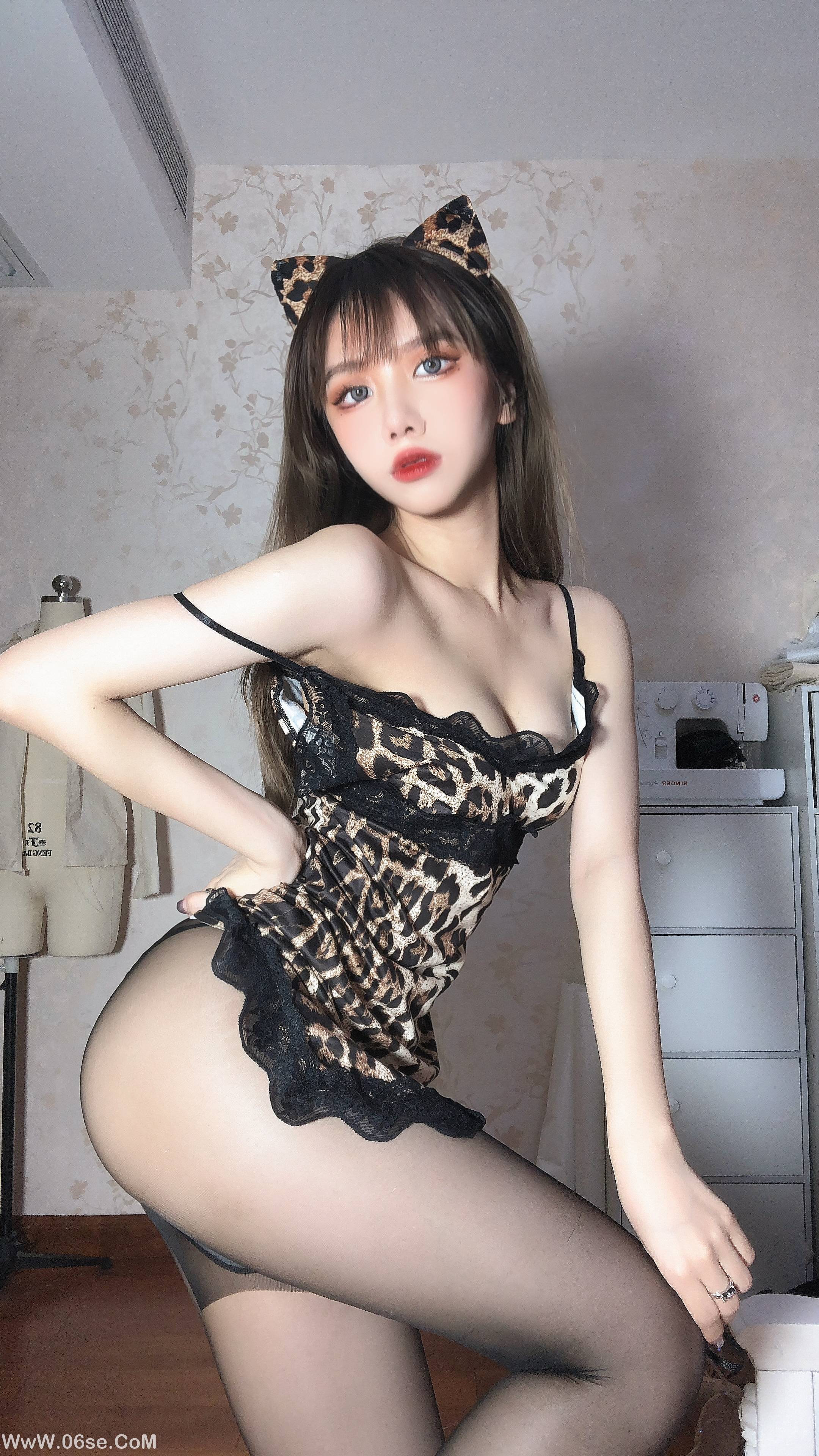 图片[3]-果咩酱 NO.007 – 豹女姐姐[25P140M]-六色网