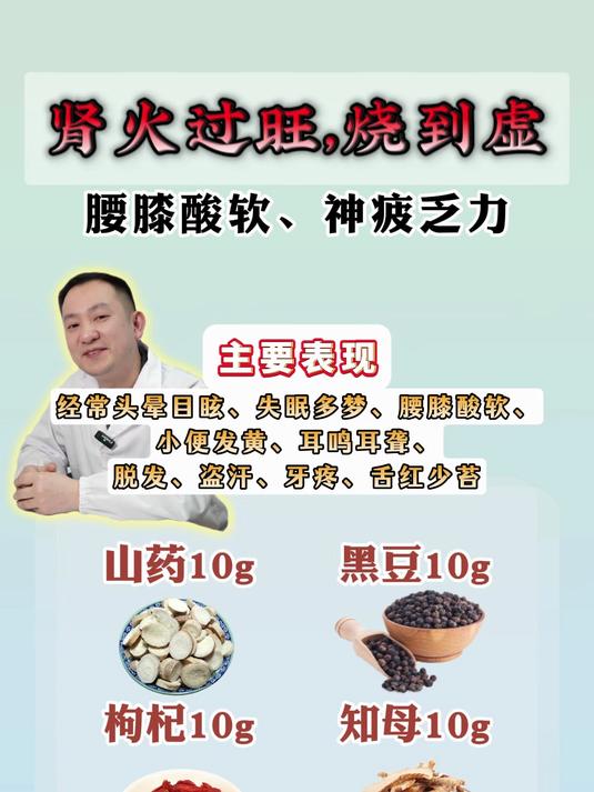 肾火旺,烧到虚!男人必看补肾汤