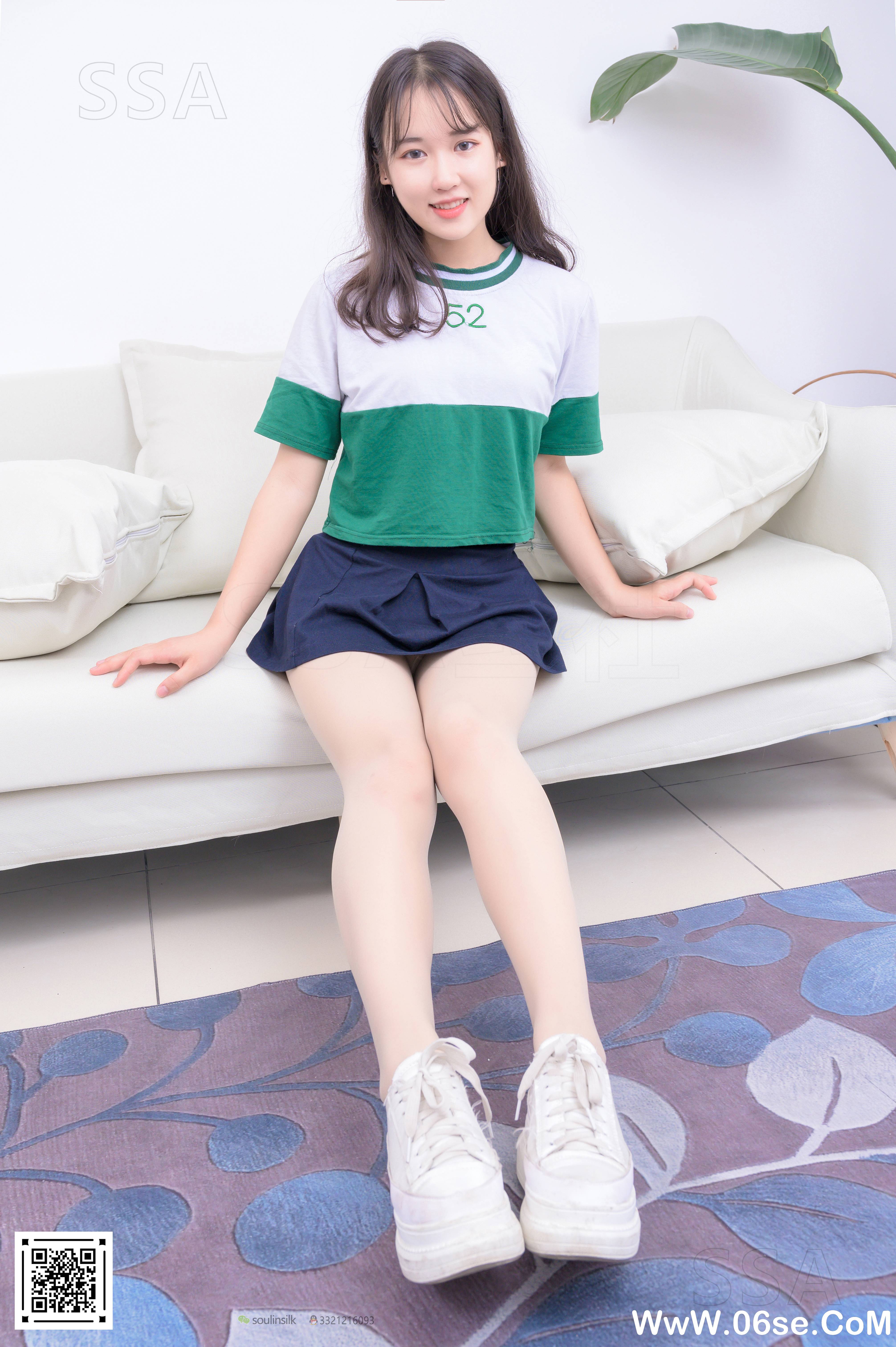 图片[13]-[SSA丝社] NO.215 小夏 齐臀短裙（上）[99P1.22G]-六色网