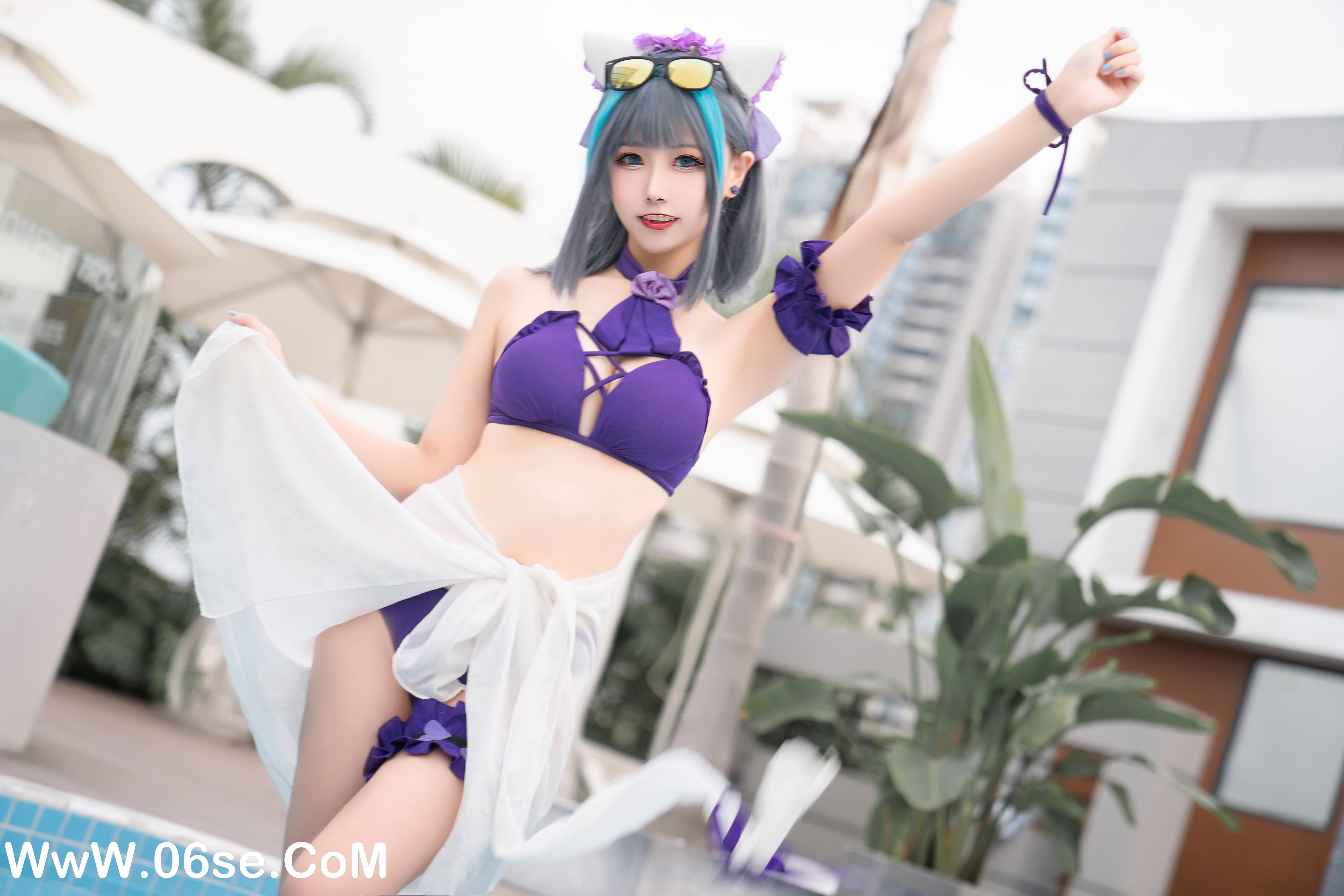图片[35]-Momoko葵葵 NO.018 – 柴郡水着[40P+1V313M]-六色网