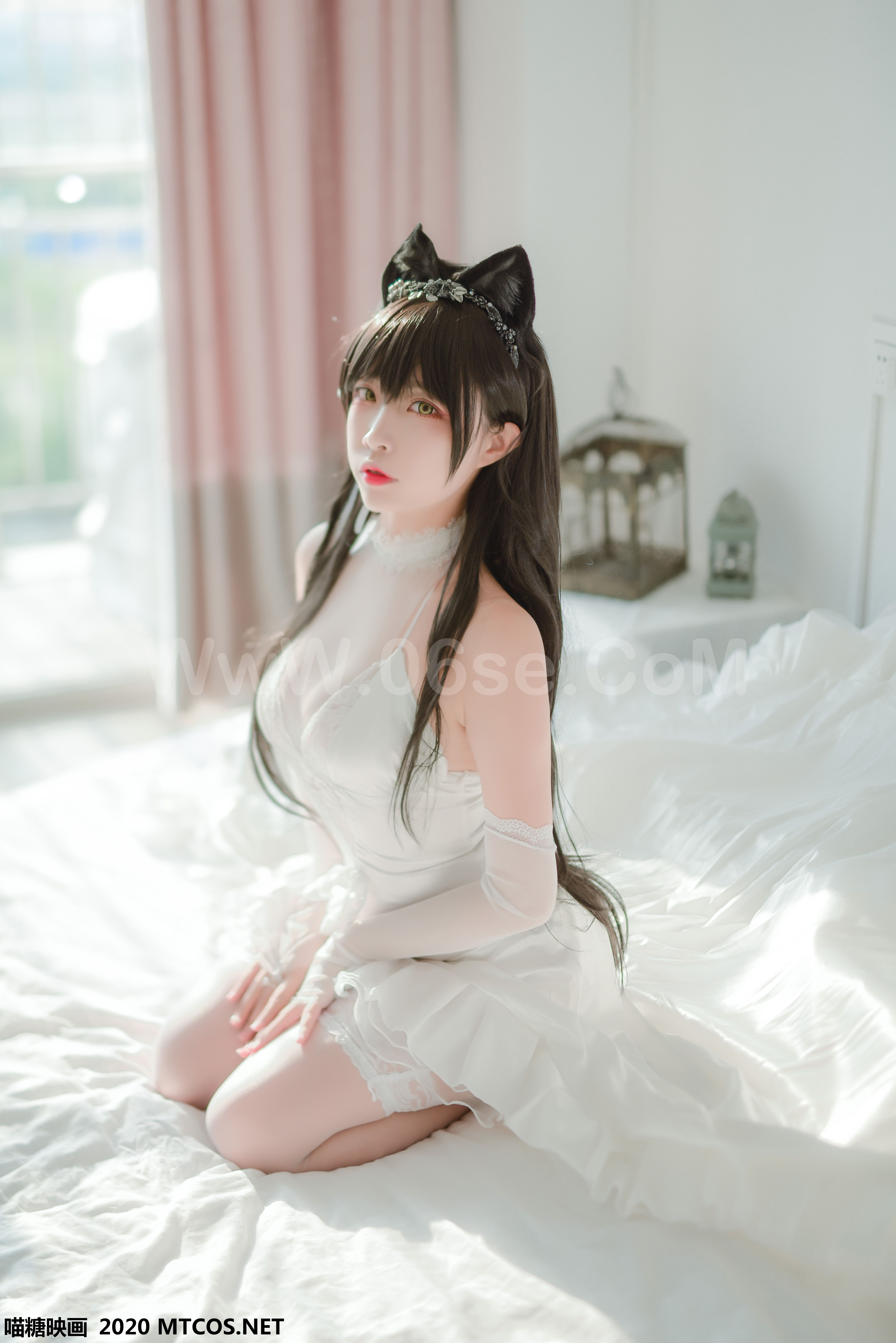图片[5]-[MTCos] 喵糖映画 Vol.100 二佐Nisa 婚纱爱宕-六色网