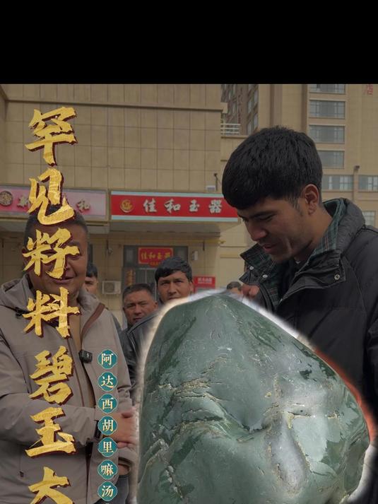 罕见籽料碧玉大料