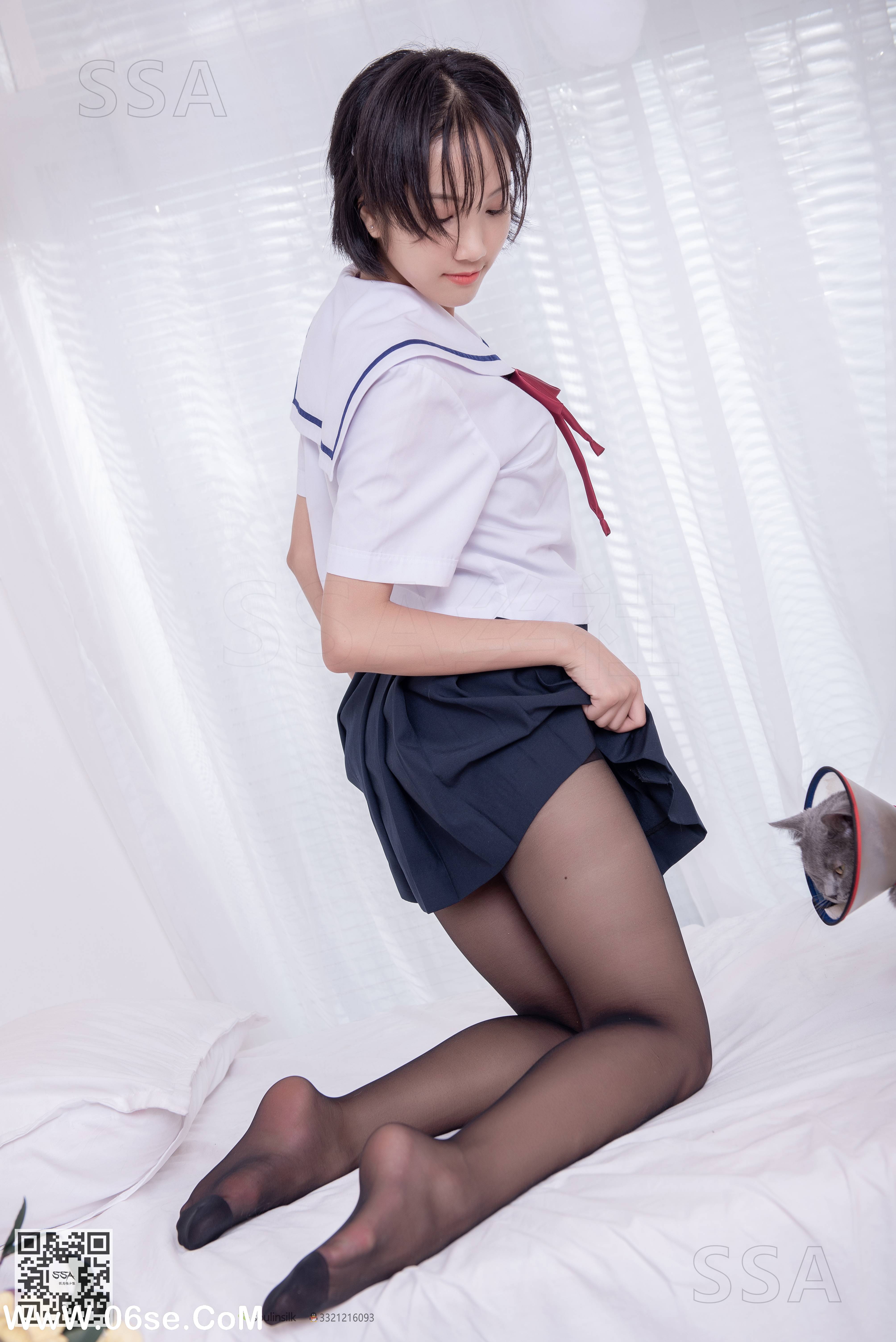 图片[138]-[SSA丝社] NO.169 小佩 JK制服黑丝[148P1.68G]-六色网