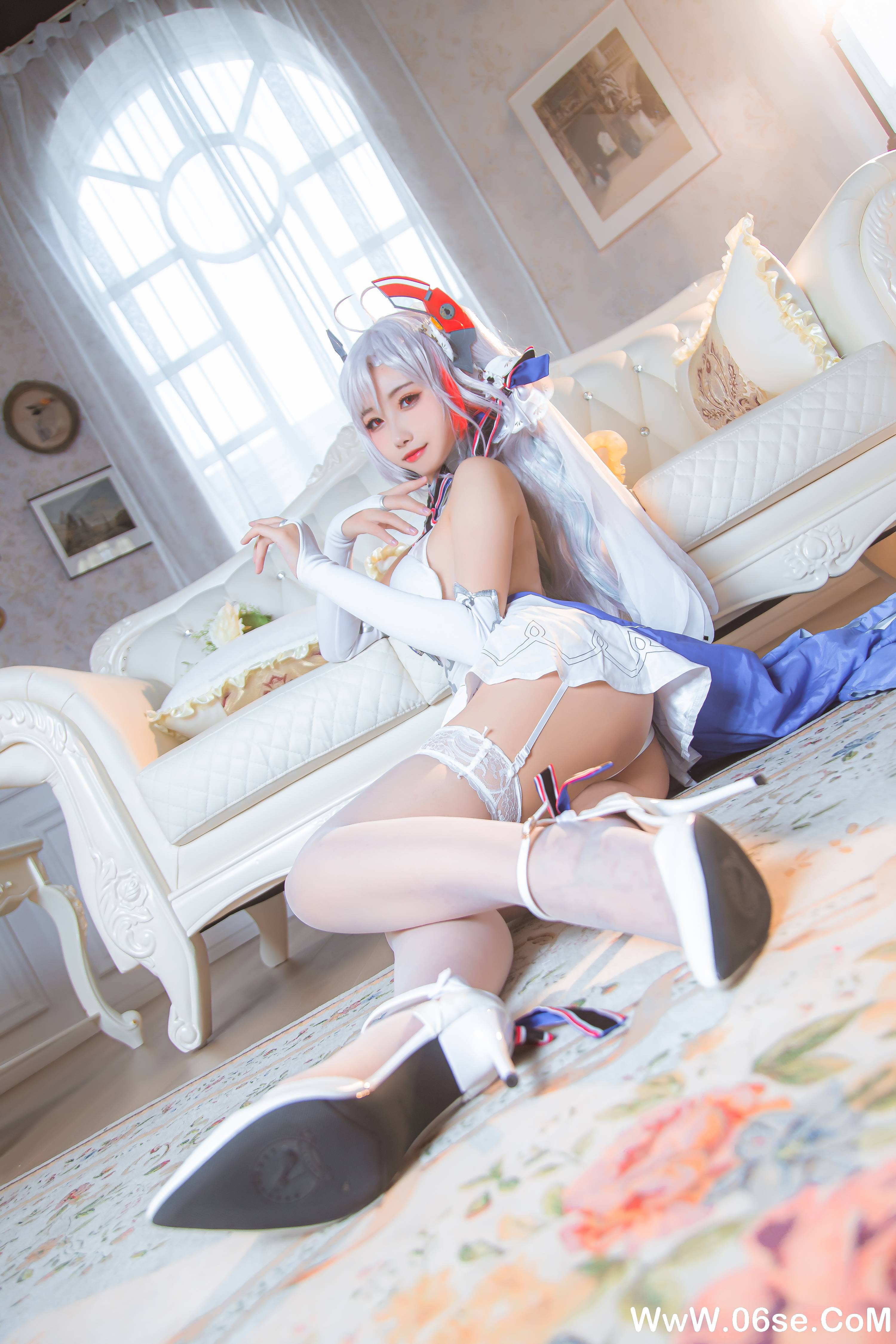 图片[12]-Momoko葵葵 NO.034 — 欧根之花嫁[20P109M]-六色网