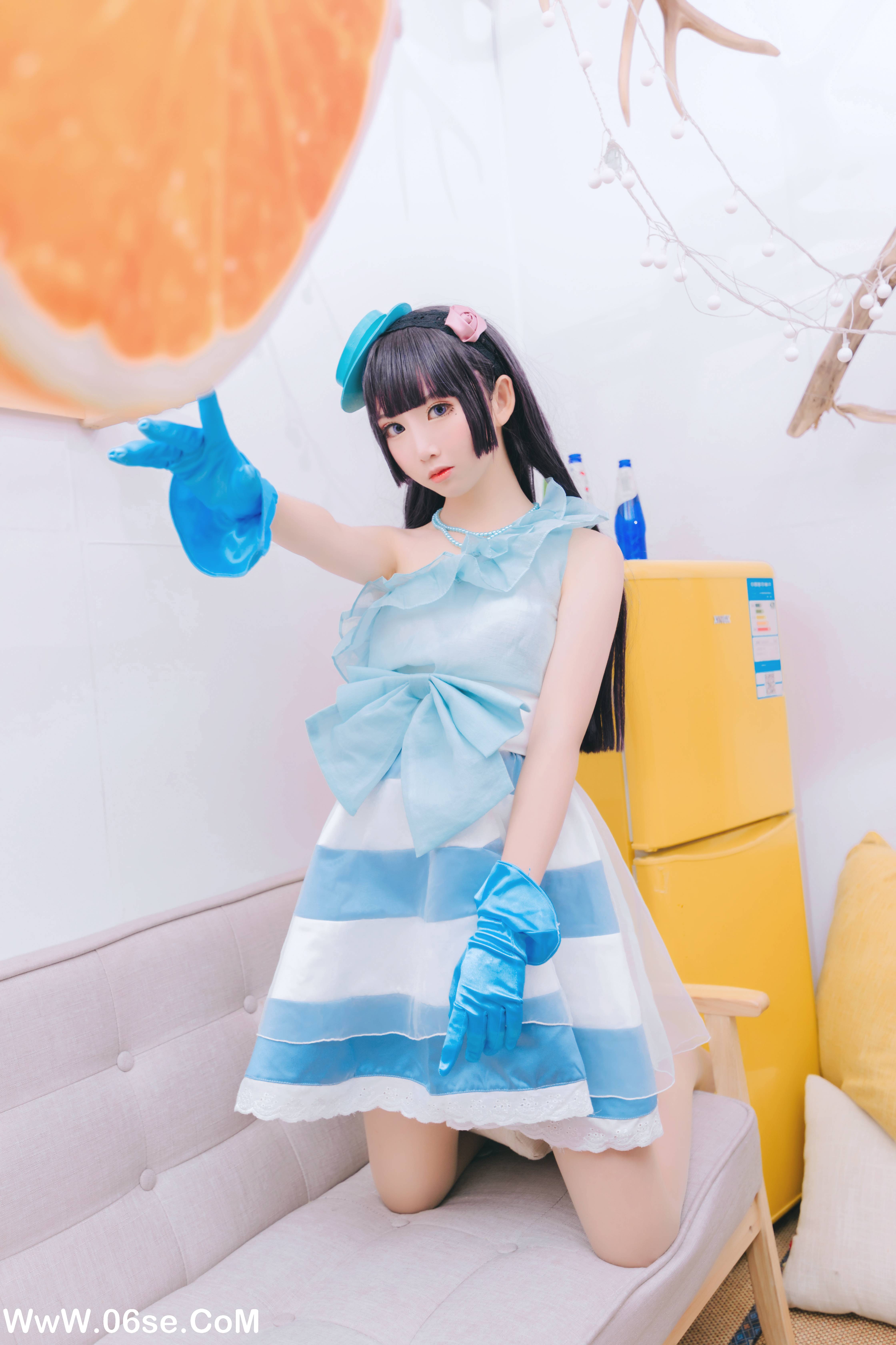 图片[7]-Coser面饼仙儿 NO.018 – 黑猫打歌服[12P128M]-六色网