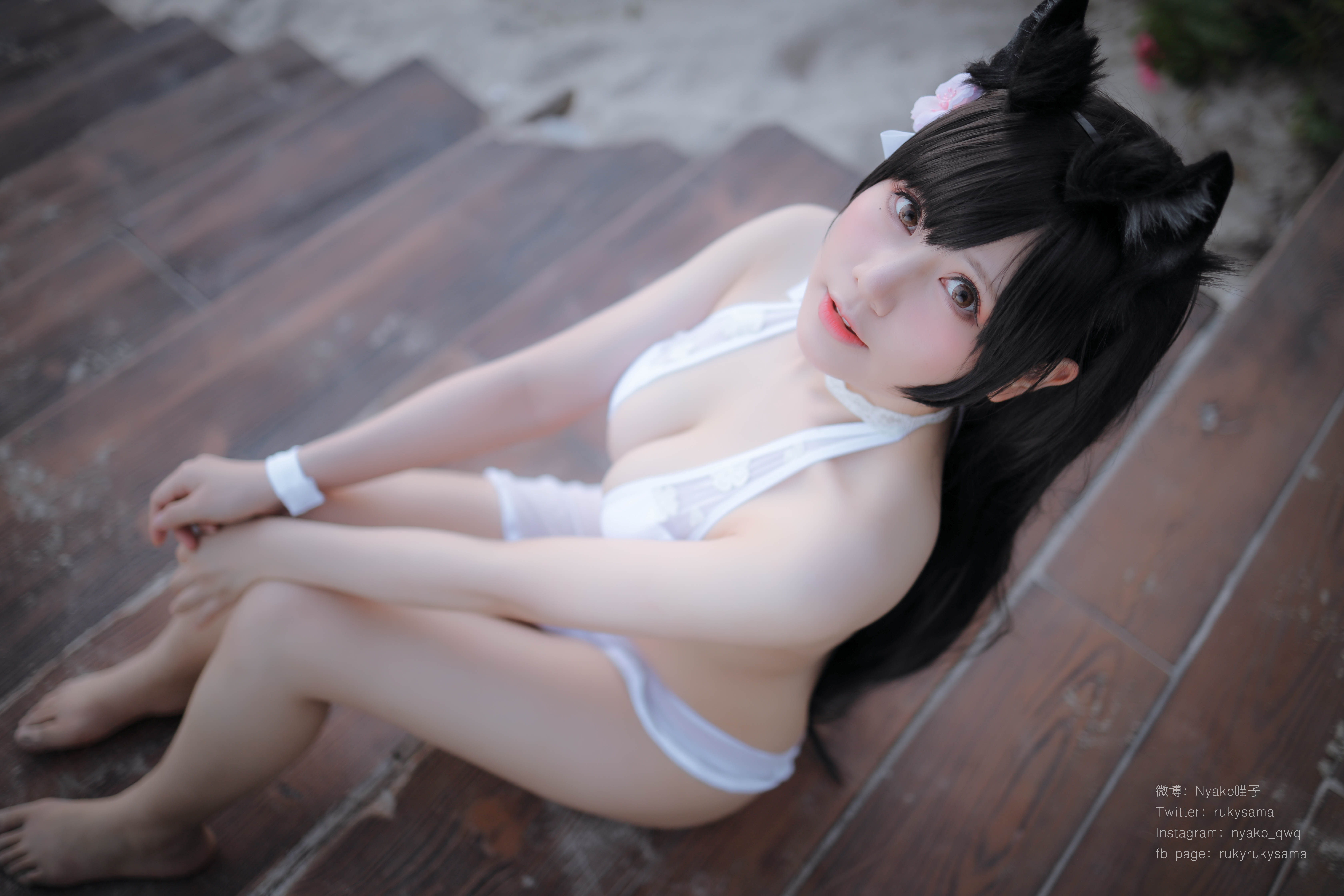图片[16]-Nyako喵子 NO.011 – 爱宕泳装[25P31M]-六色网