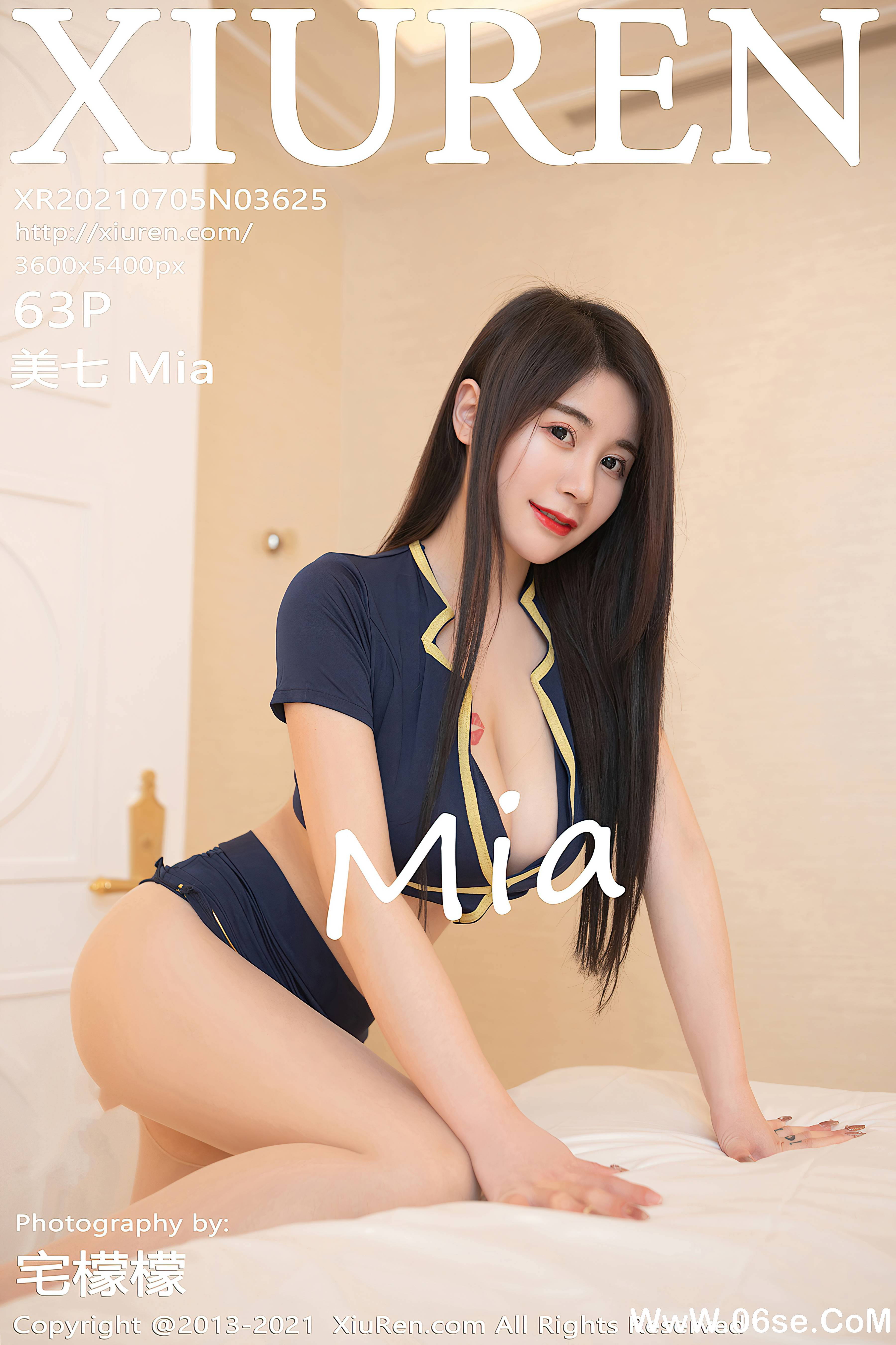 [XIUREN秀人网] 2021.07.05 NO.3625 美七Mia[63+1P602M]-六色网