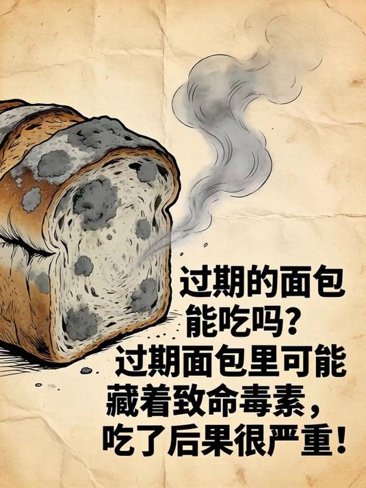 过期的面包能吃吗?过期面包里可能藏着致命毒素,吃了后果很严重!
