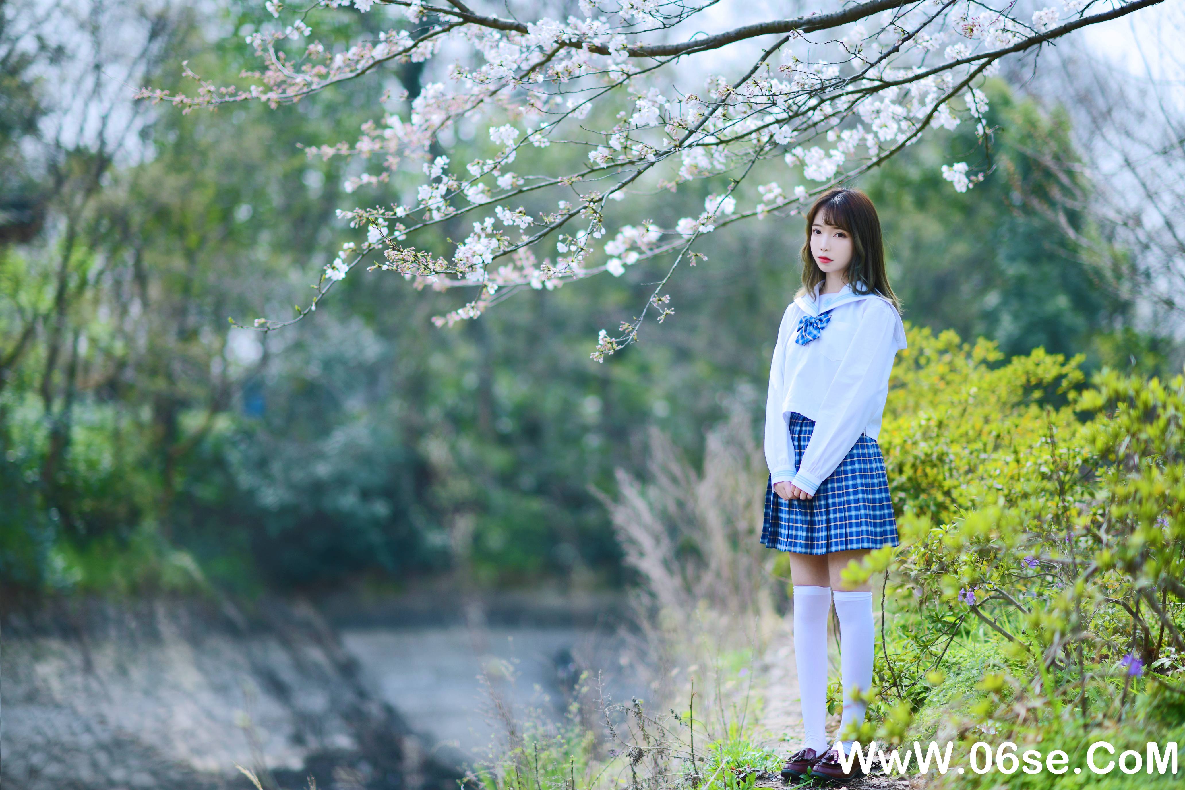 图片[11]-Fushii_海堂 NO.010 — 樱花树下[41P266M]-六色网