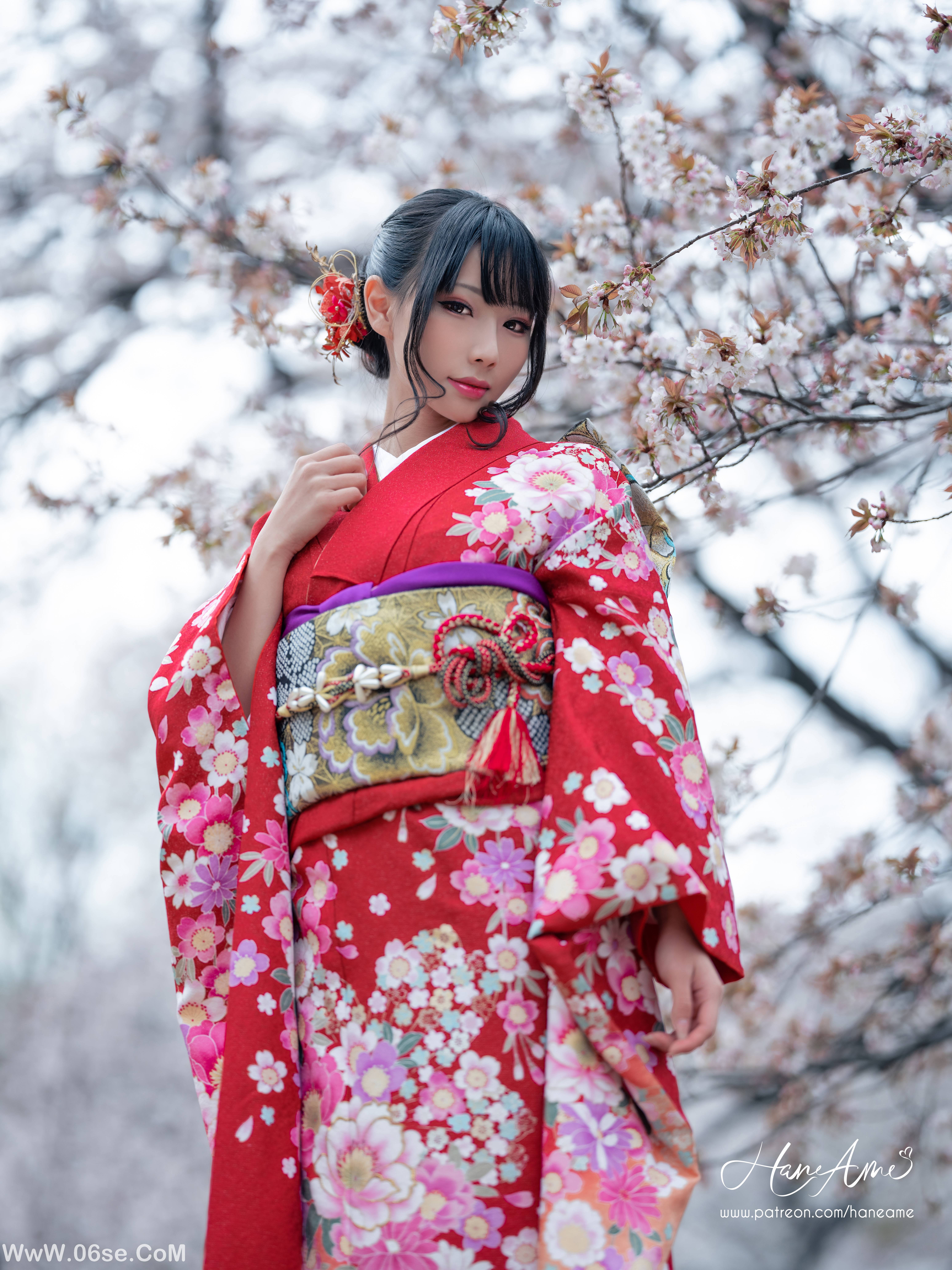 图片[36]-Hane Ame 雨波写真 NO.013 – 赤紅和服[38P736M]-六色网