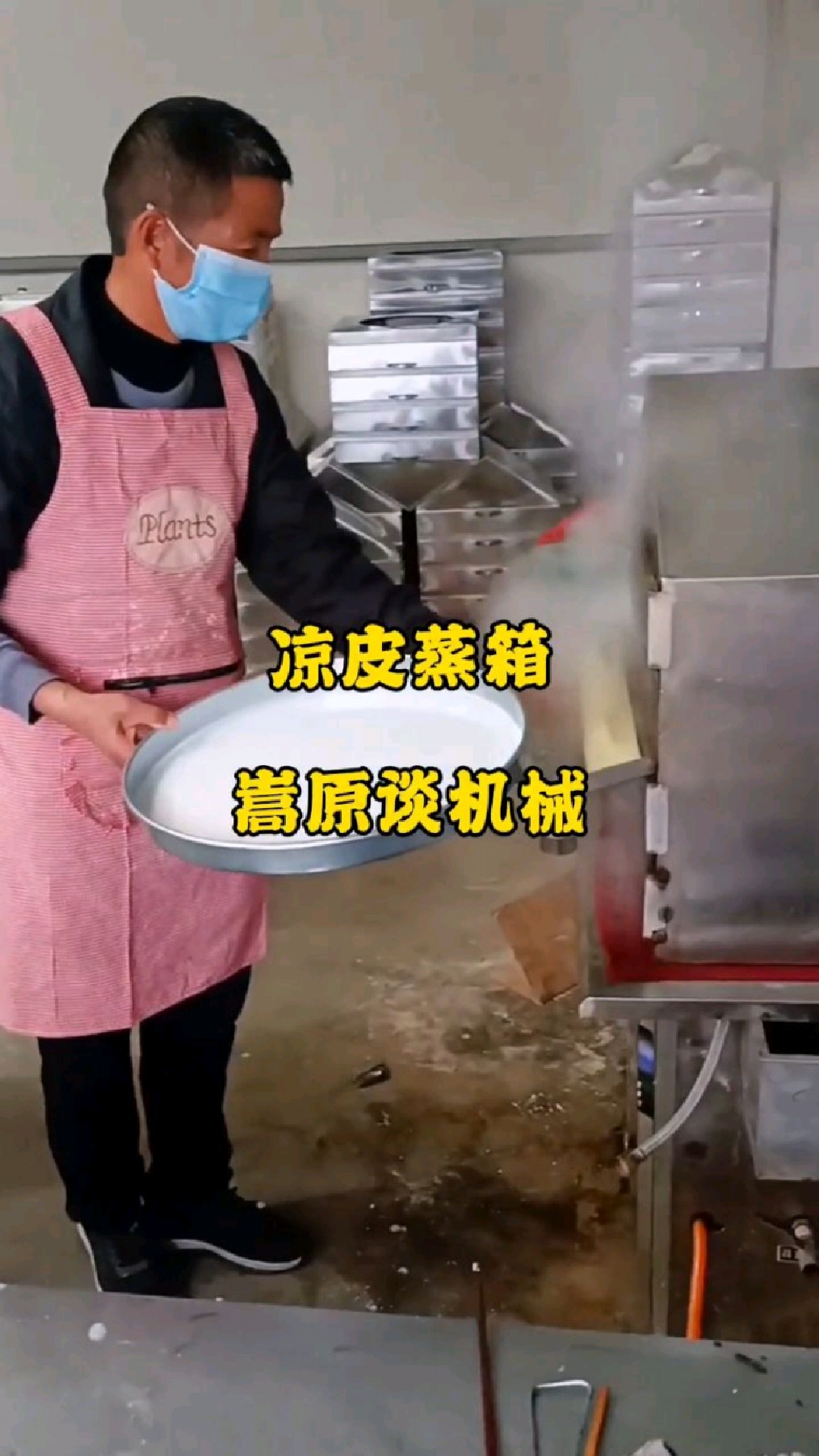 夏季在农村创业致富,一台凉皮蒸箱就可在家做凉皮生意,一天卖千元