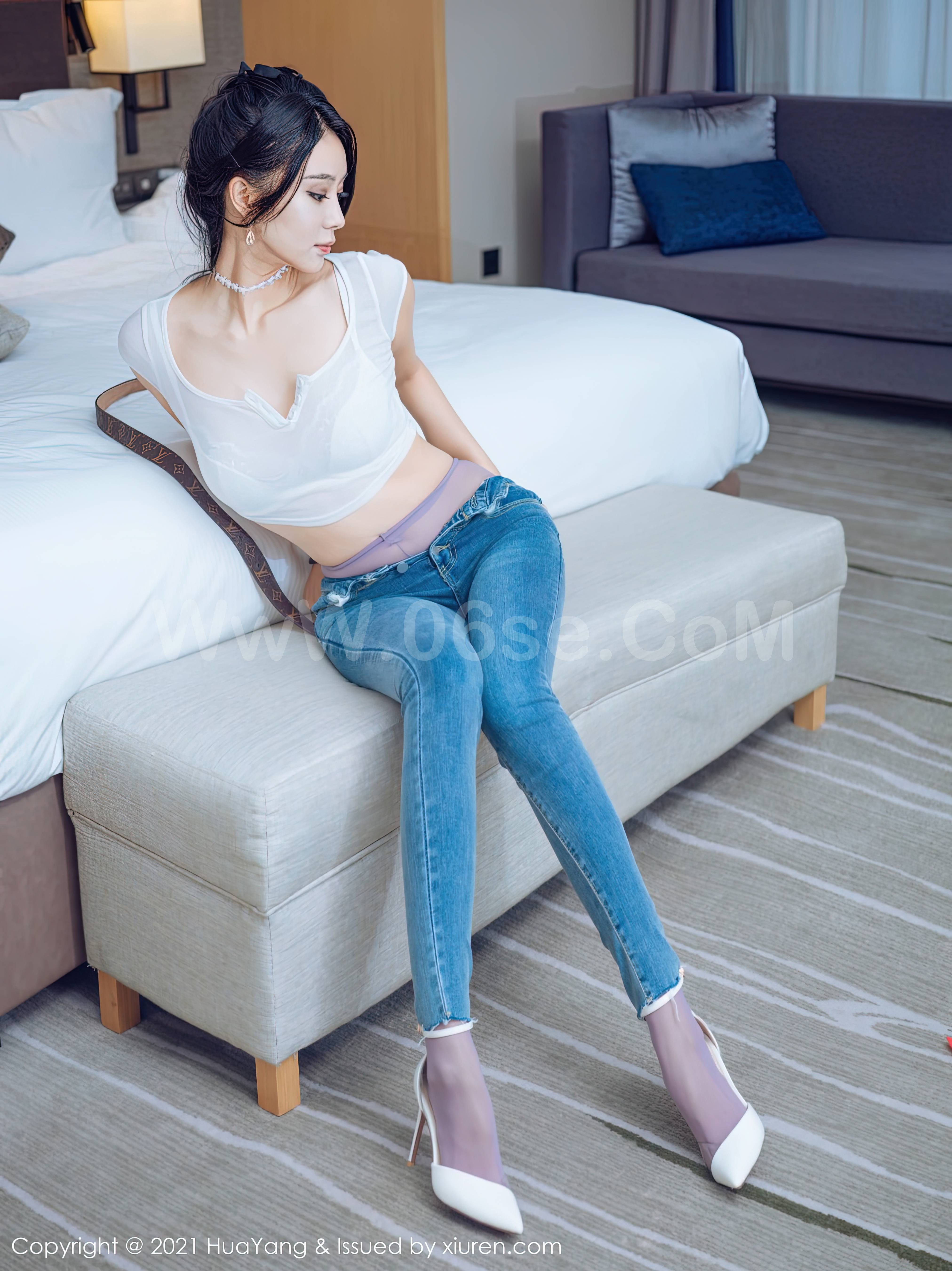 图片[5]-HuaYang Vol.405 蓝夏Akasha-六色网
