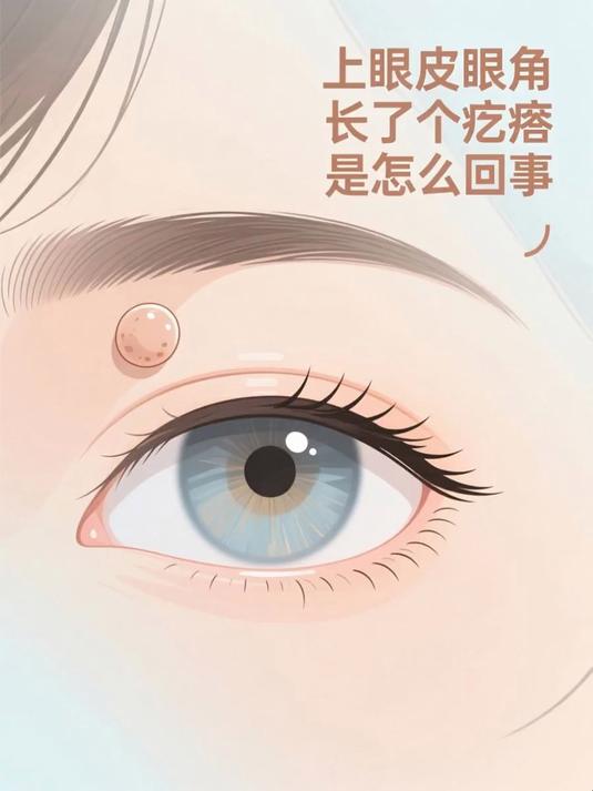 上眼皮眼角长了个疙瘩是怎么回事 #健康扬帆季#