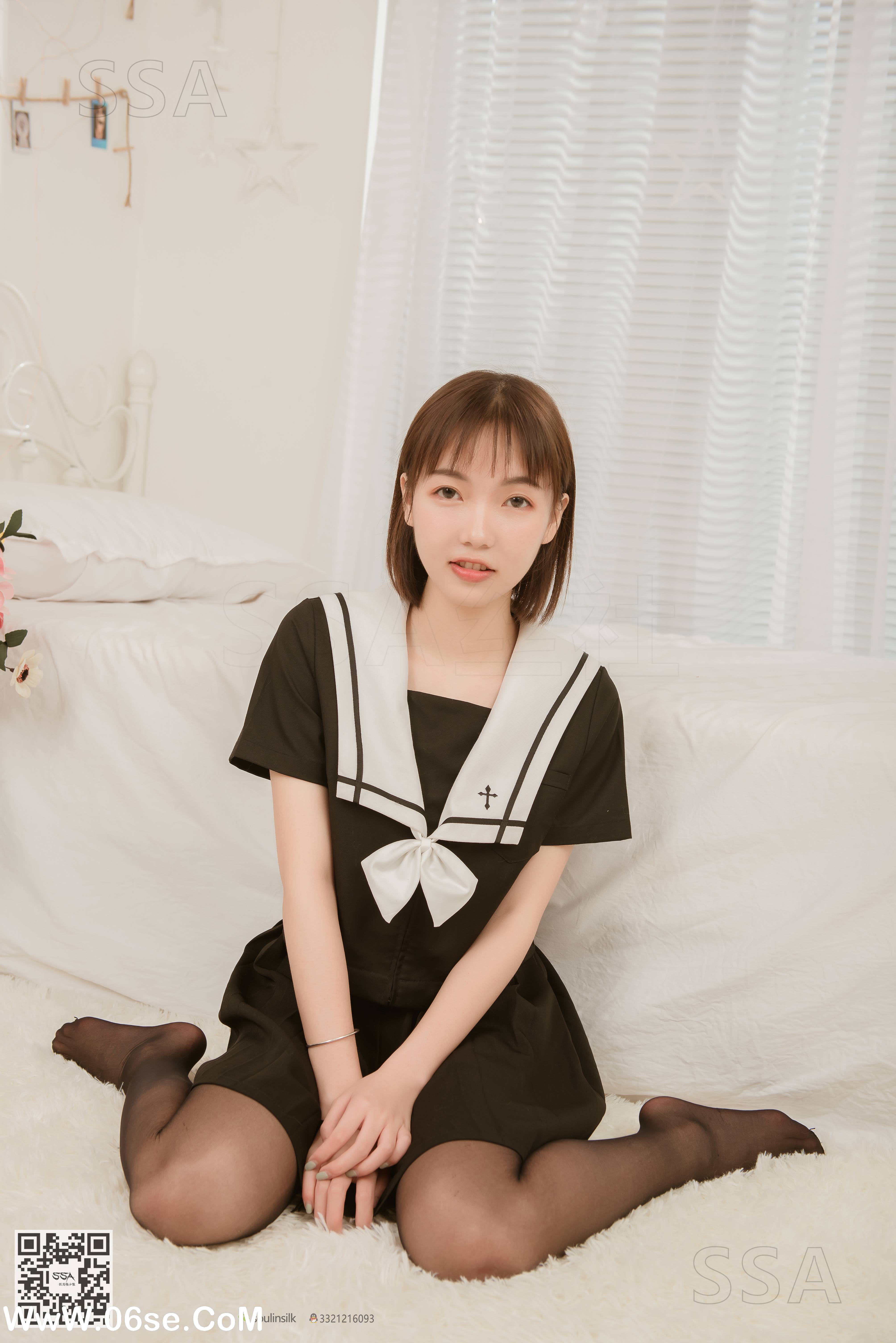 图片[113]-[SSA丝社] NO.151 桃子 JK制服穿搭示范[152P0.99G]-六色网