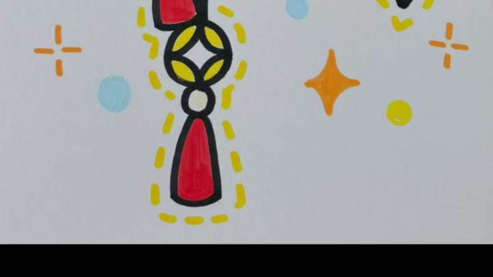 还不会画新年鱼灯?跟我一起这样画新年鱼灯,简单又可爱～