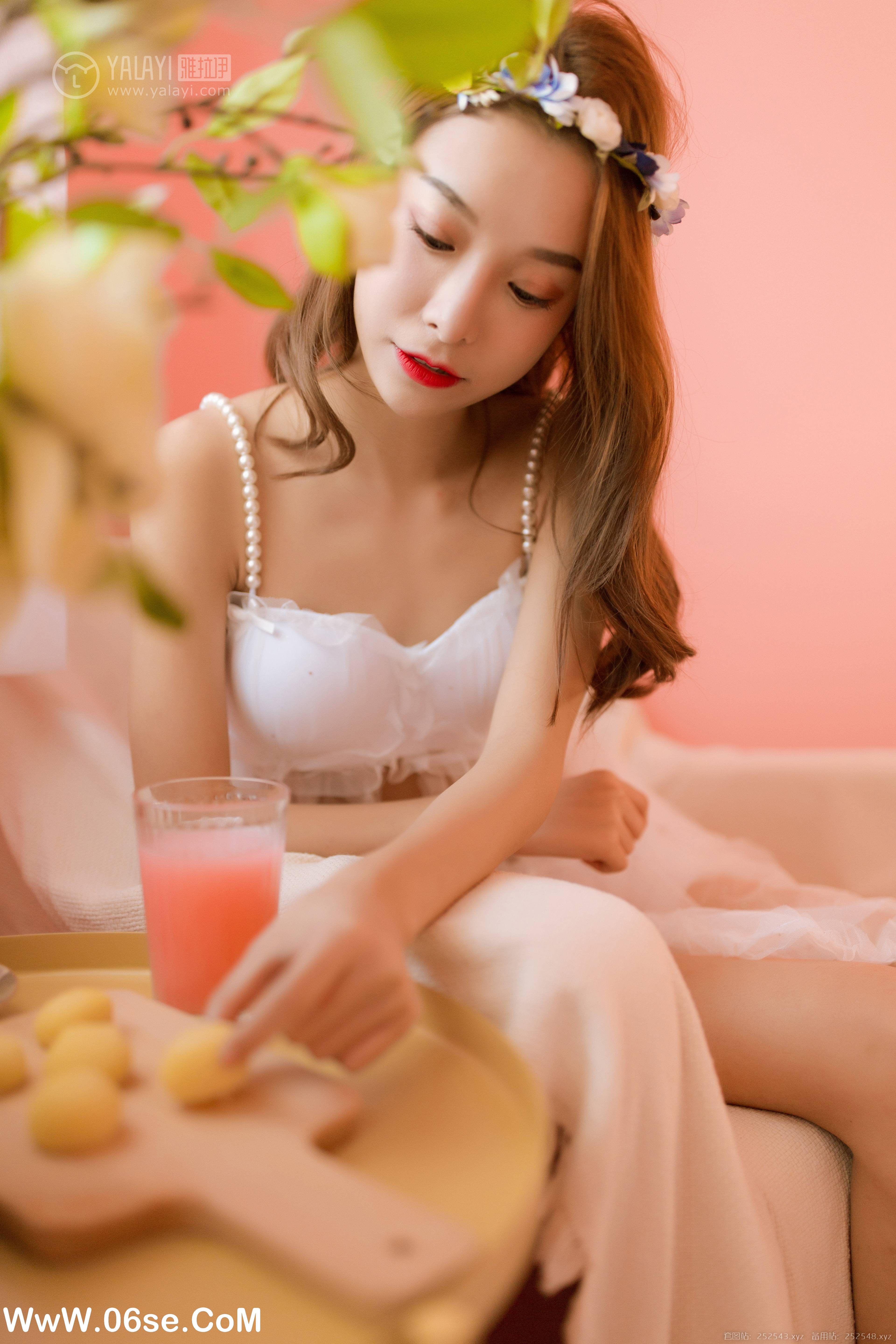 图片[23]-[YALAYI雅拉伊] NO.099 粉色系少女私房 倩微微-六色网