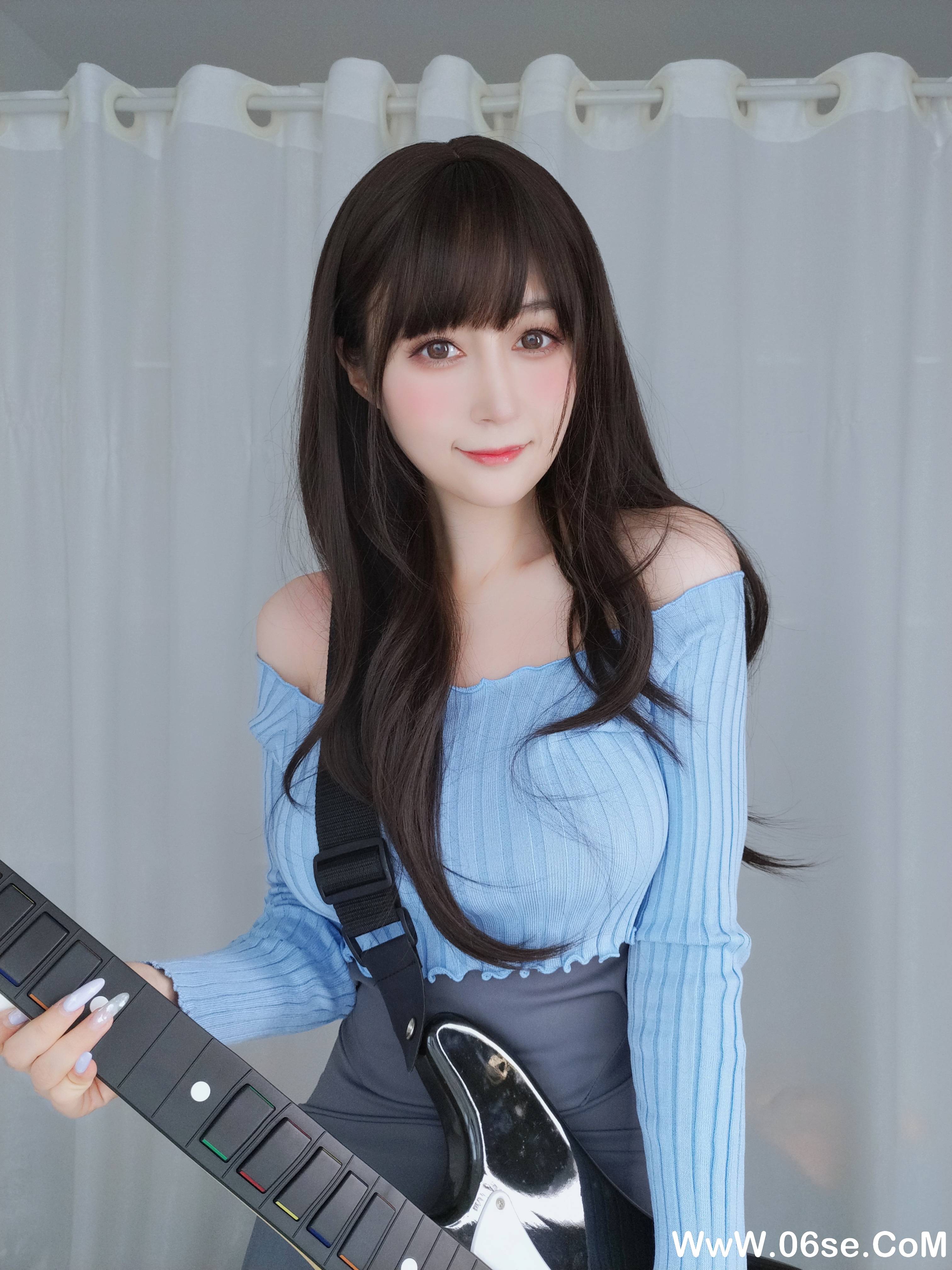 图片[63]-Coser小姐姐白银 NO.093 – 吉他妹妹 [164P888M]-六色网