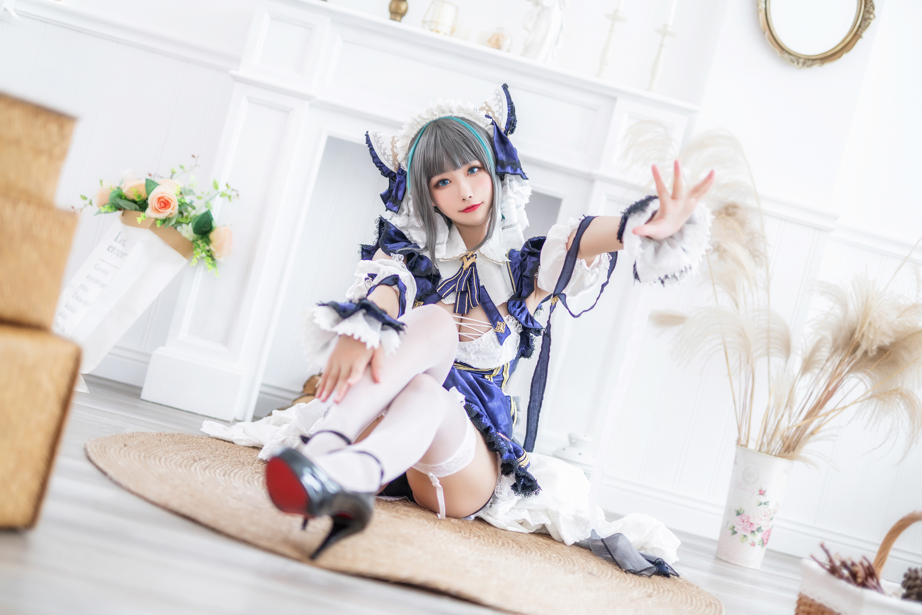 图片[12]-Momoko葵葵 NO.017 – 柴郡 [25P81M]-六色网